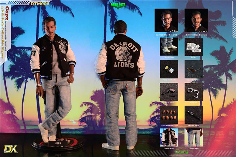 Dark Toys Cop II Axel Foley Beverly Hills Cop 1/6 Scale Collectible Figure - Image 3