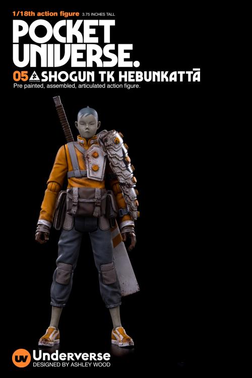 Ashley Wood Underverse Pocket Universe TK Shogun Hebunkatta 1/18 Scale Collectible Figure - Image 3