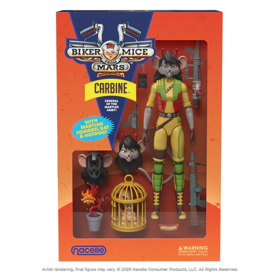 Biker Mice From Mars 7" Figure Wave 2 Carbine