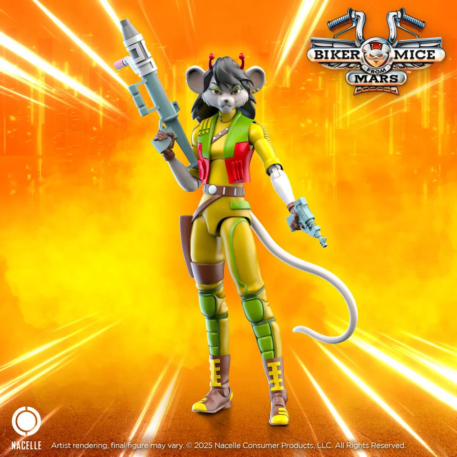 Biker Mice From Mars 7" Figure Wave 2 Carbine - Image 2
