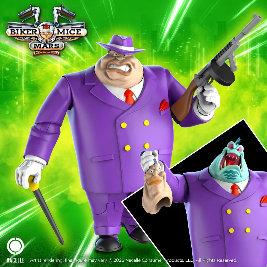 Biker Mice From Mars 7" Figure Wave 2 Limburger - Image 2