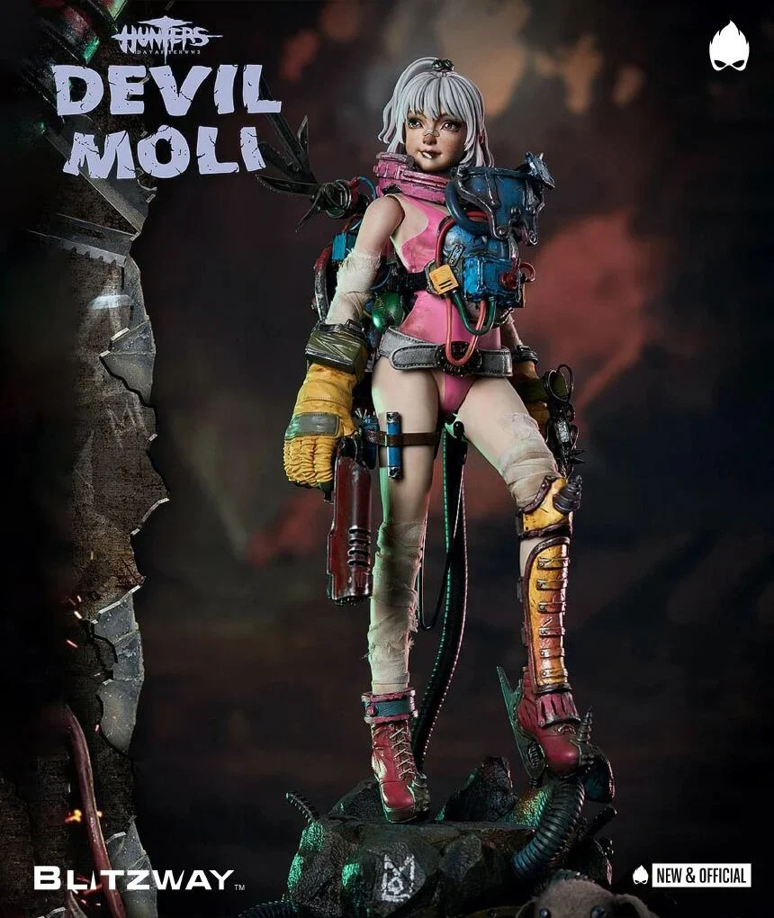 Blitzway x BHEAD Works Hunters Day After WWIII Devil Moli 1/6 Scale Collectible Figure - Image 2