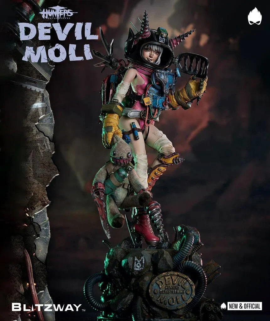 Blitzway x BHEAD Works Hunters Day After WWIII Devil Moli 1/6 Scale Collectible Figure - Image 3