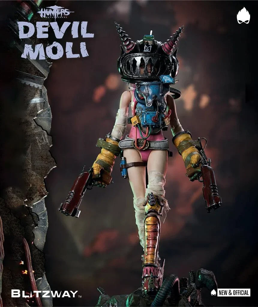 Blitzway x BHEAD Works Hunters Day After WWIII Devil Moli 1/6 Scale Collectible Figure - Image 4
