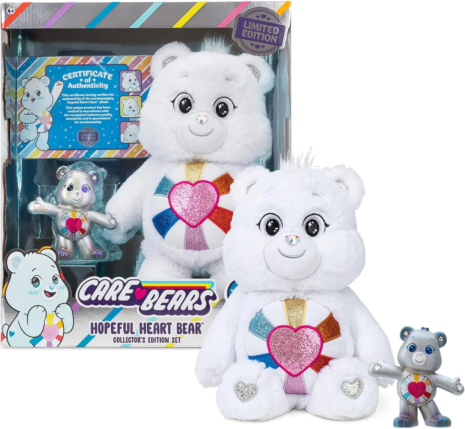 Care Bears Hopeful Heart Bear Collectors Edition Set - Image 3