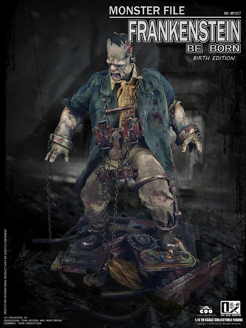Coomodel x Ouzhixiang MF007 Monster File Frankenstein Be Born Deluxe Version 1/6 Scale Collectible Figure (Copy) - Image 3
