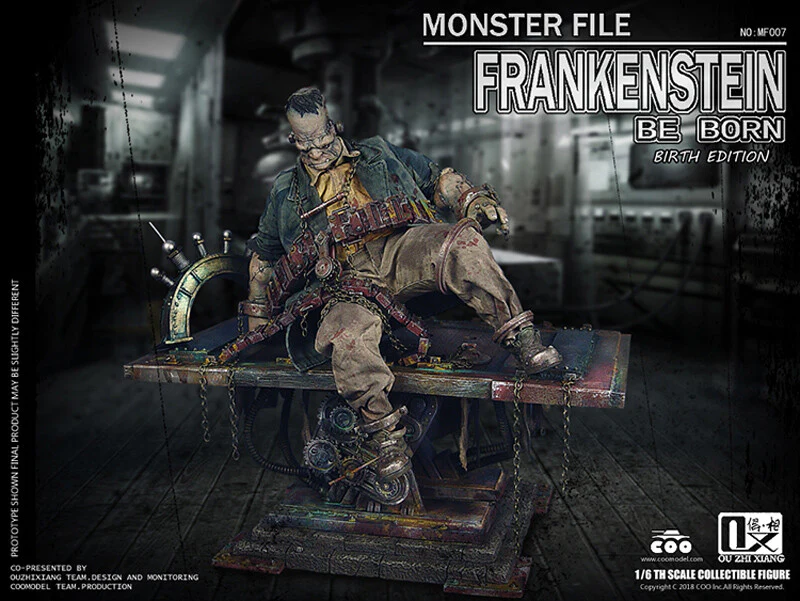 Coomodel x Ouzhixiang MF007 Monster File Frankenstein Be Born Deluxe Version 1/6 Scale Collectible Figure (Copy) - Image 4