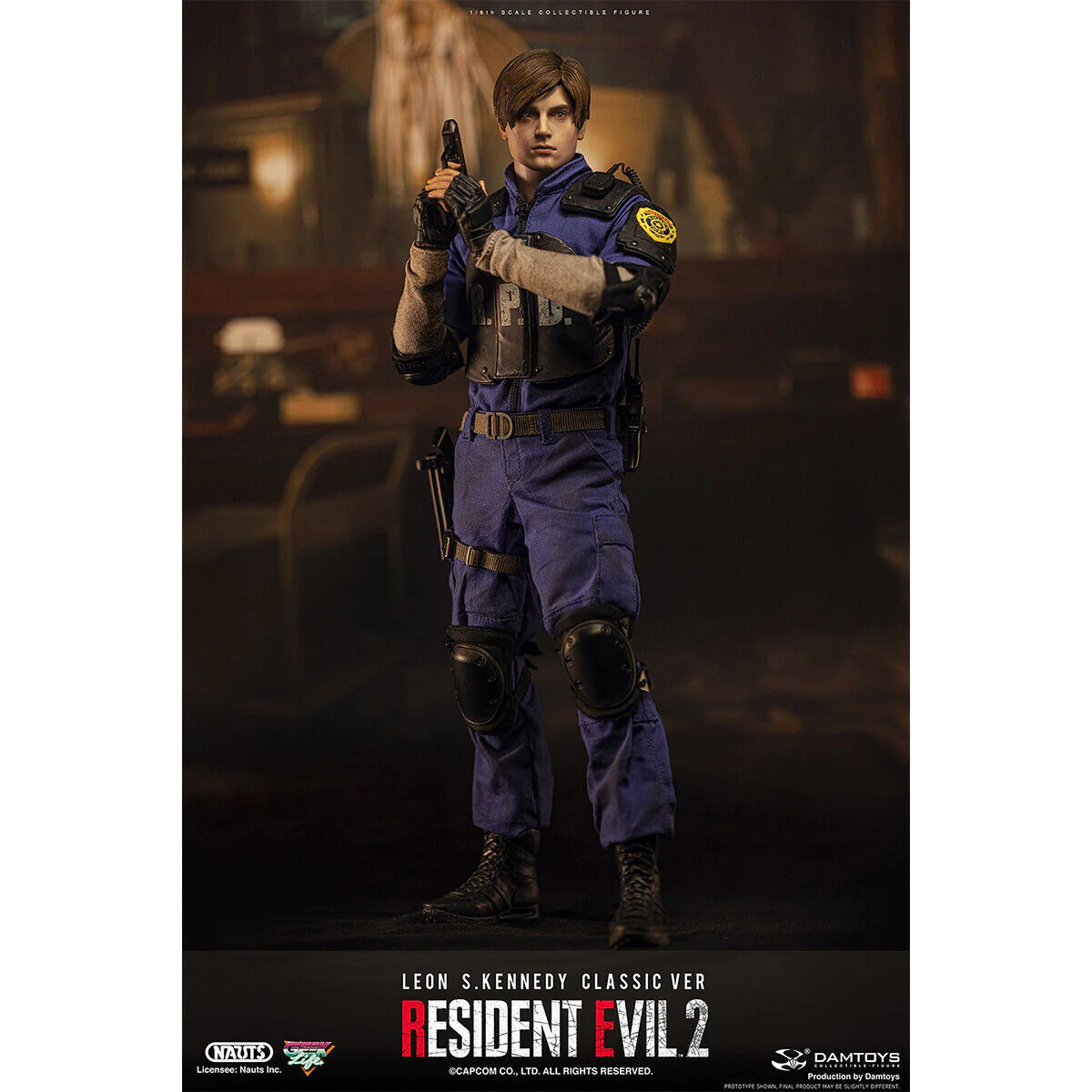 DAMTOYS 1/6 Resident Evil 2 Leon S. Kennedy Classic Costume - Image 4