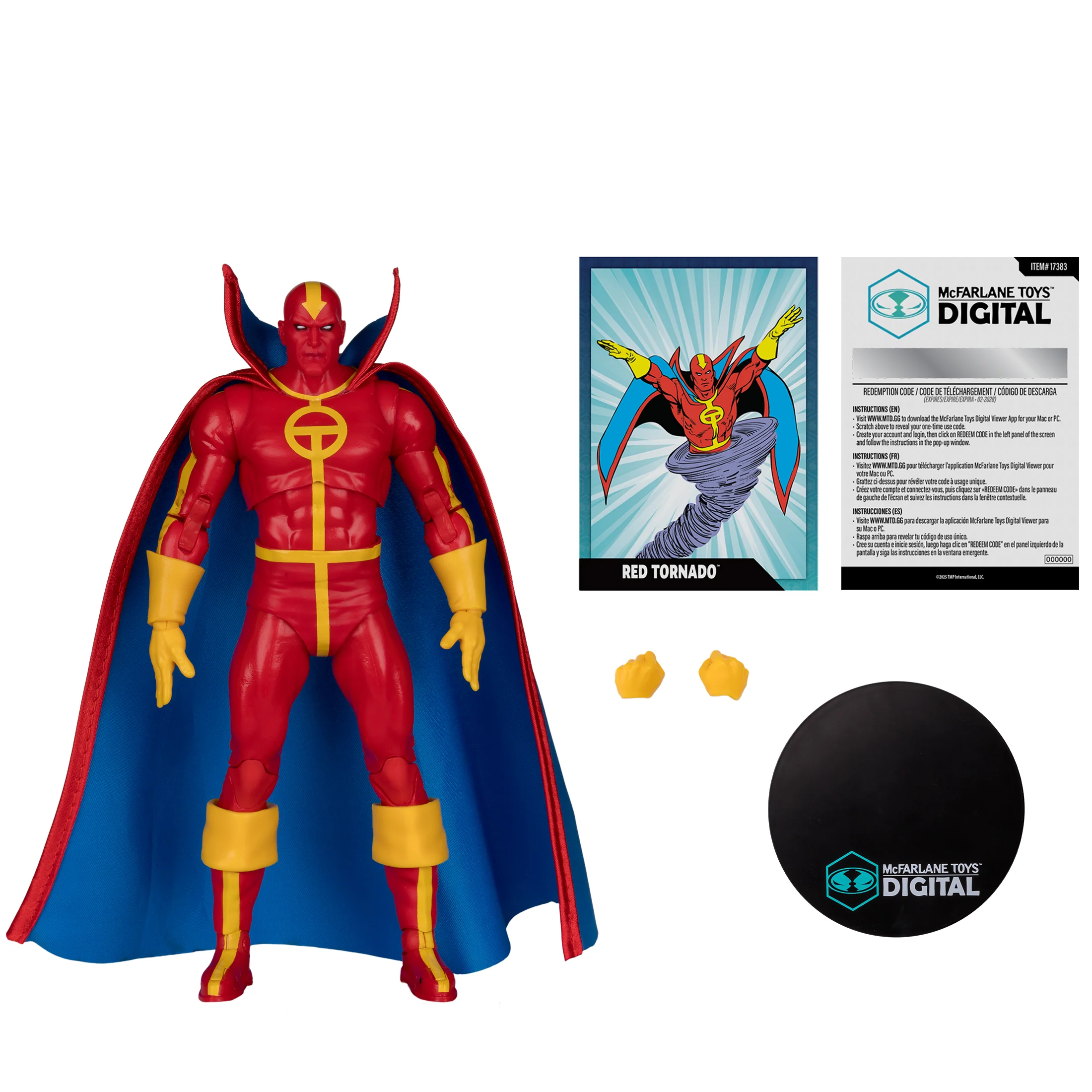 DC Classics (McFarlane Toys Digital) Red Tornado (Gold Label) - Image 3