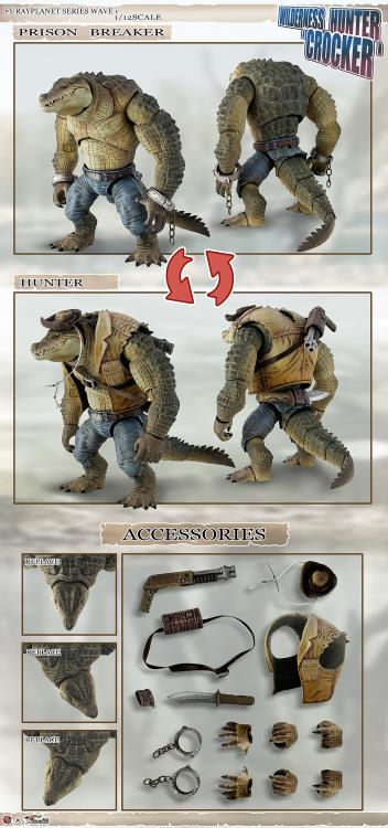 Furay Planet Wilderness Hunter Crocker 1/12 Scale Action Figure - Image 5