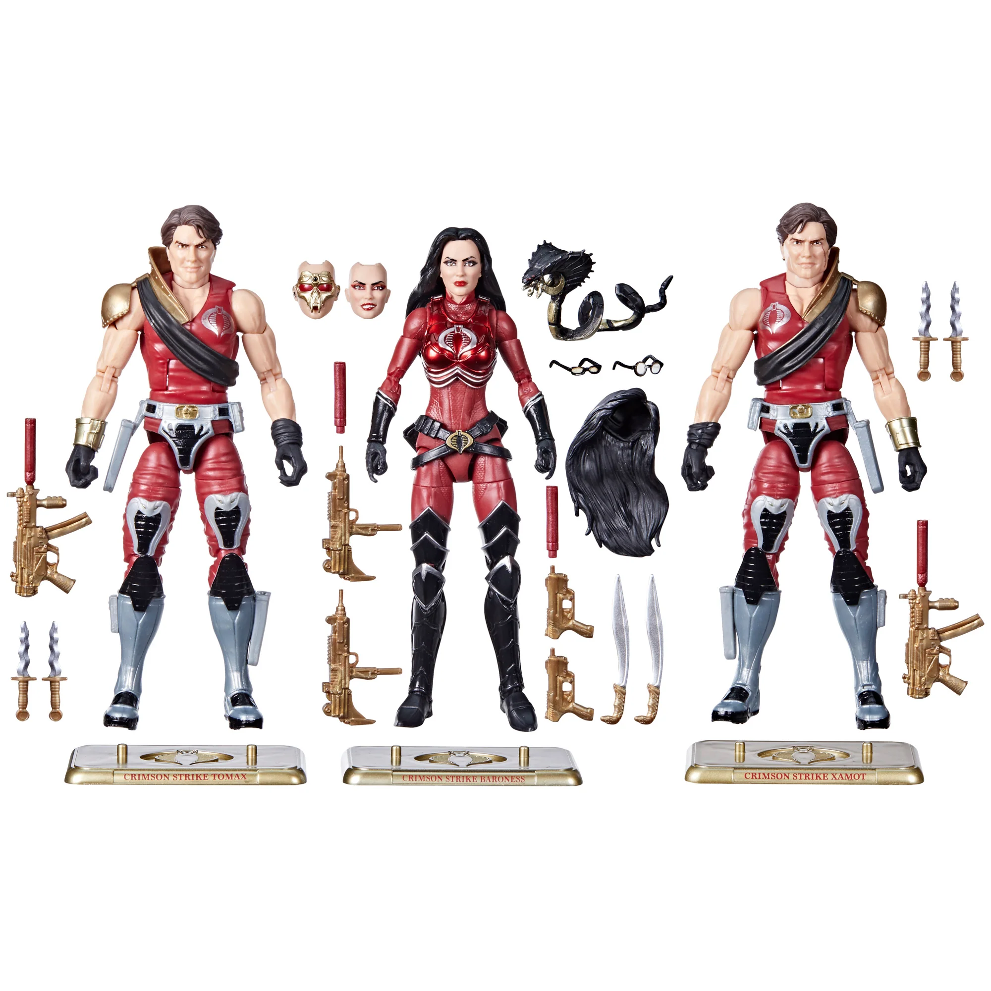 G.I. Joe Classified Series G.I. Joe Classified Series Crimson Strike Team: Baroness, Tomax, & Xamot - Image 5