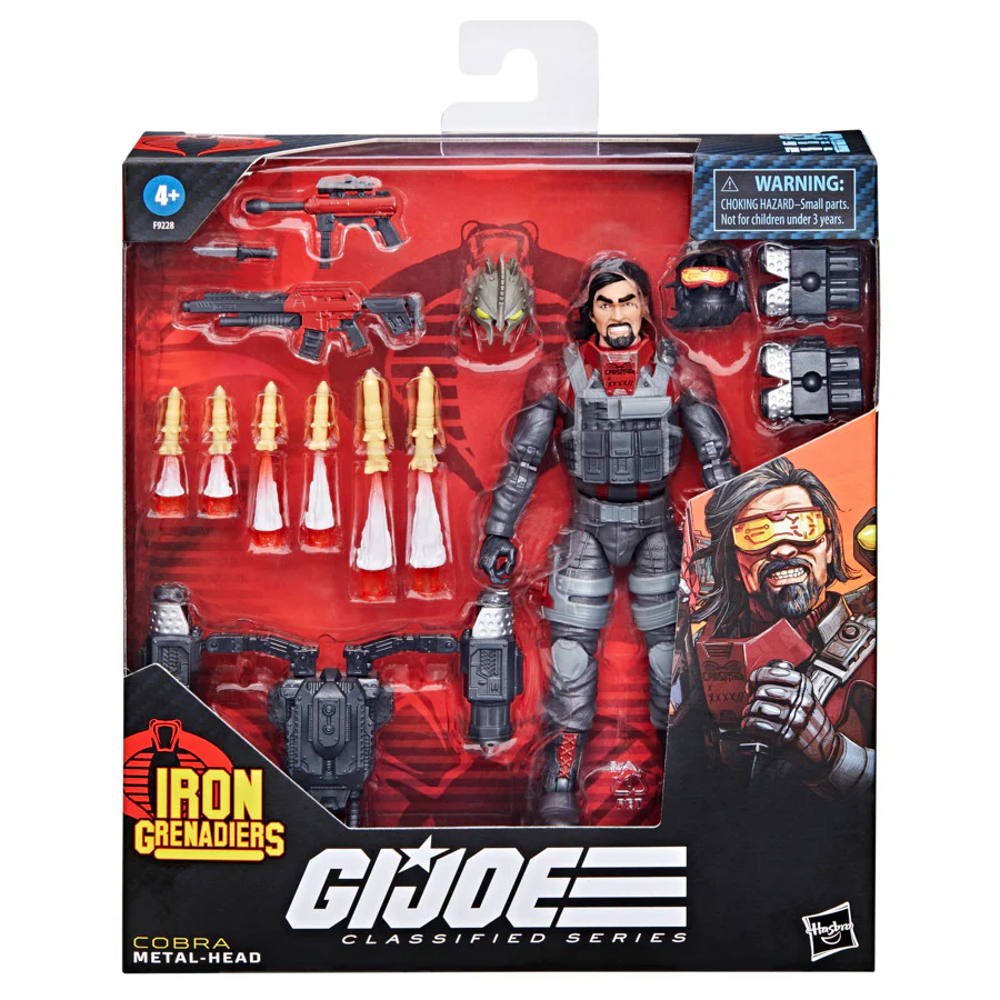 G.I. Joe Classified Series Iron Grenadiers Metal Head