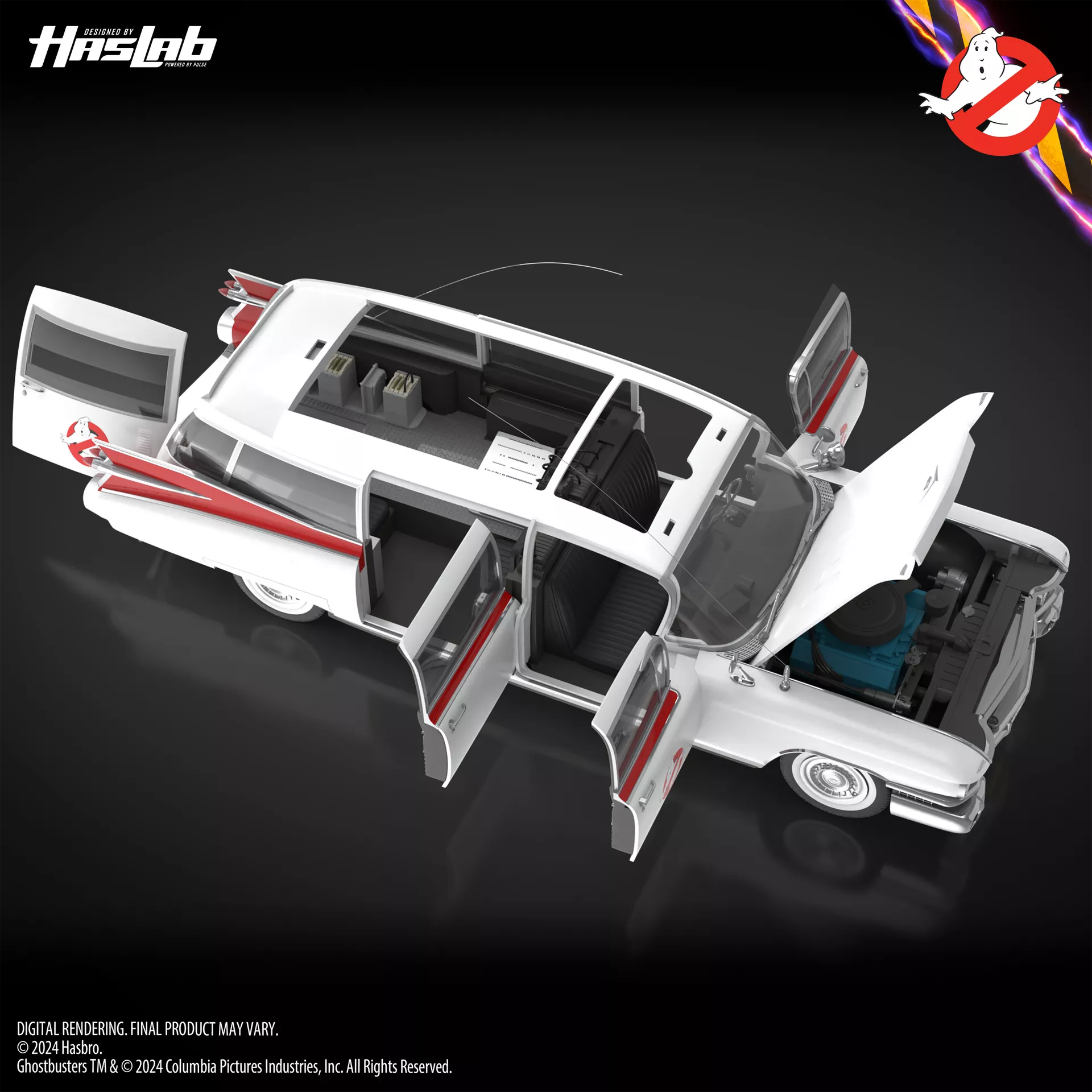 Ghostbusters Haslab Plasmas Series Ecto-1 (Ecto 1A) Deluxe Edition - Image 5