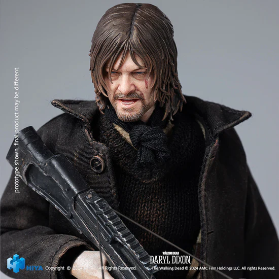 Hiya Toys Exquisitie Series The Walking Dead 1/12 Scale Daryl Dixon Action Figure - Image 4