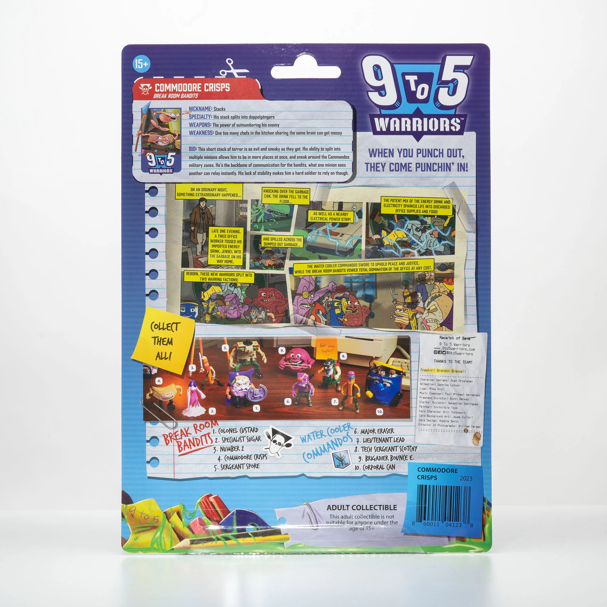 9 to 5 Warriors Commodore Crisps - Image 7