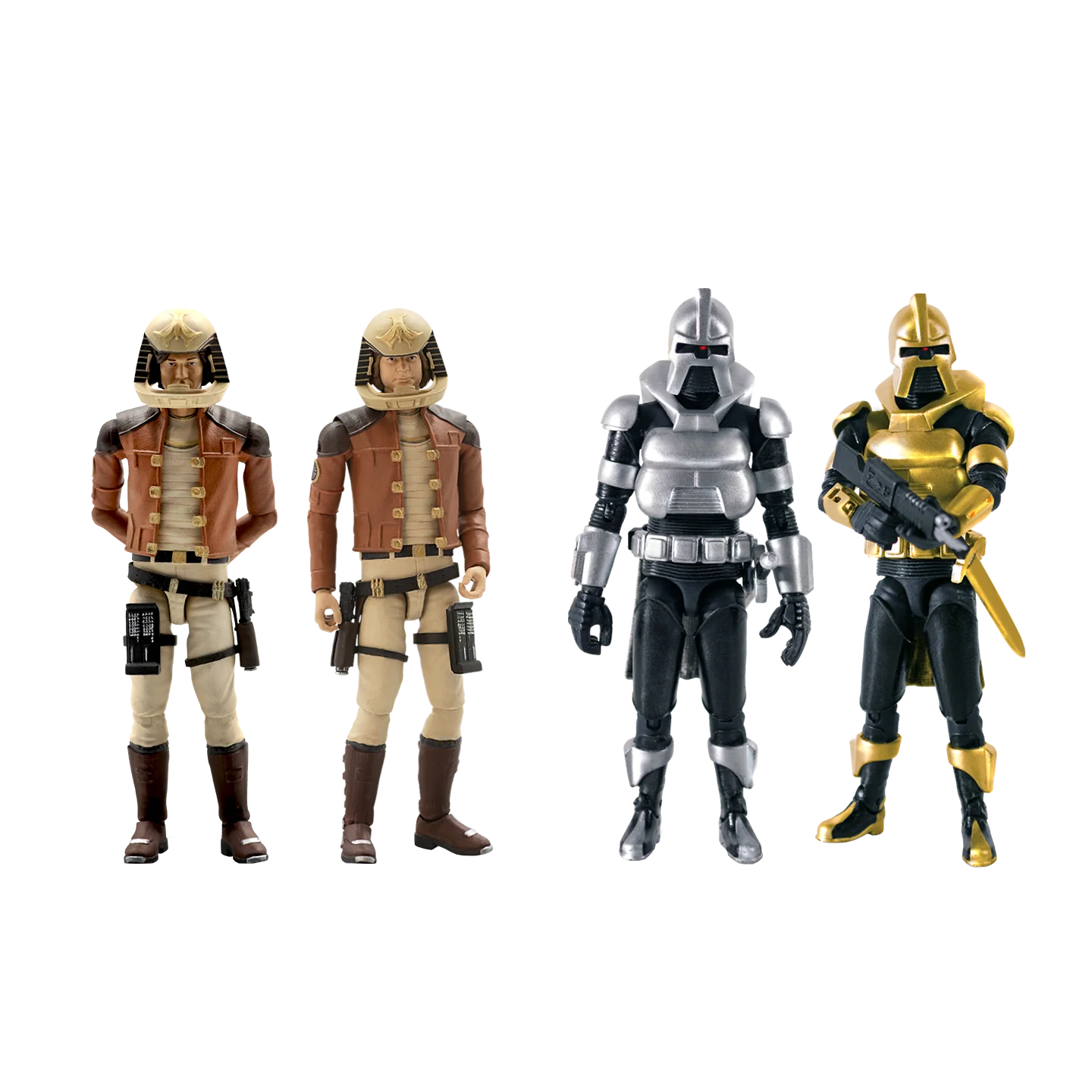 PRE-ORDER Battlestar Galactica 3.75 Inch Action Figures Wave 1 Set of 4 - Image 2