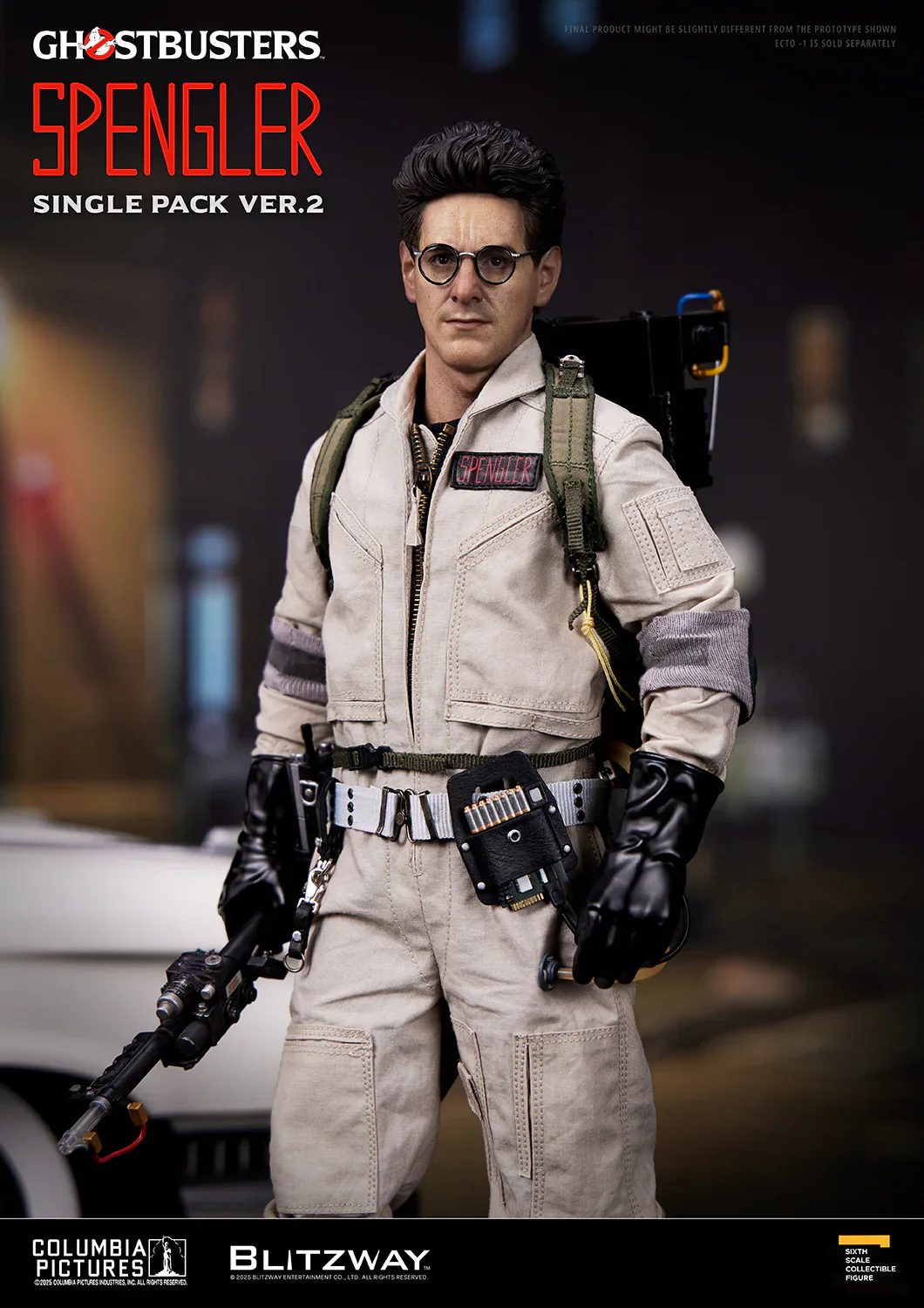 PRE-ORDER Blitzway Ghostbusters 2.0 Dr.Egon Spengler 1/6 Scale Collectible Figure - Image 3