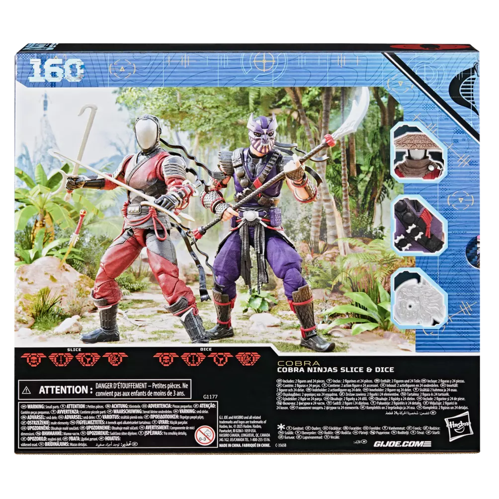 G.I. Joe Classified Series Cobra Ninja's Slice & Dice - Image 3
