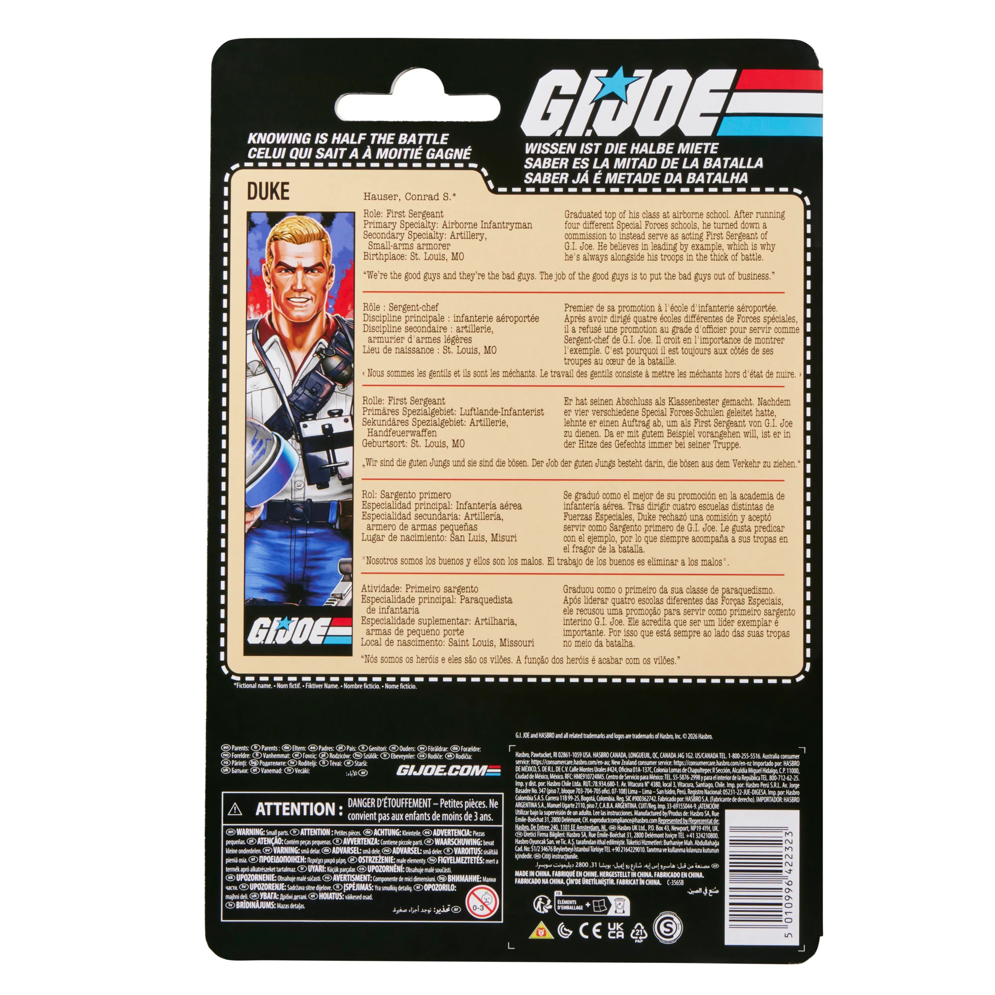 PRE-ORDER G.I. Joe Classified Series Retro U.S.A. Duke - Image 3