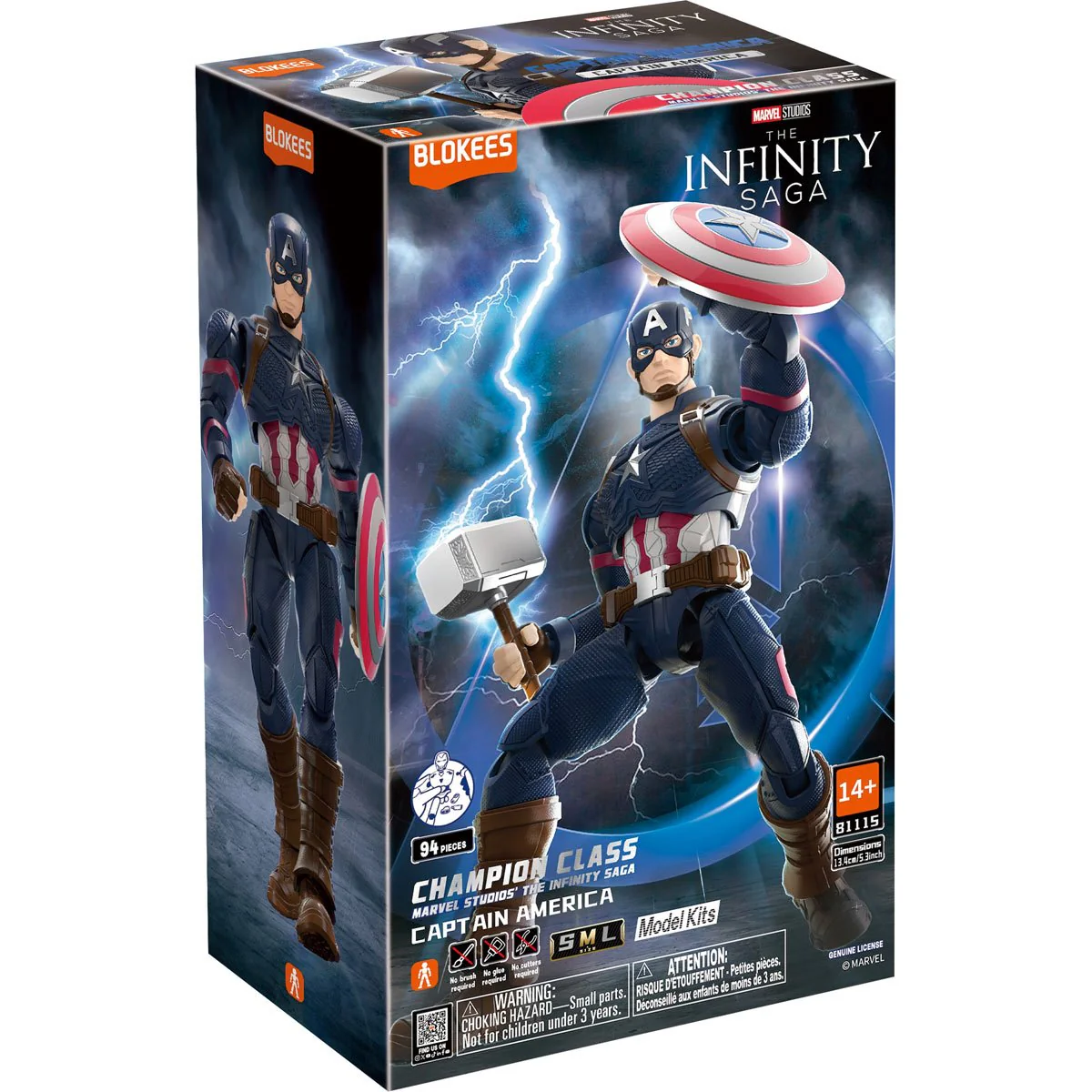 PRE-ORDER Marvel Infinity Saga Captain America Champion Class CC03 Model Kit