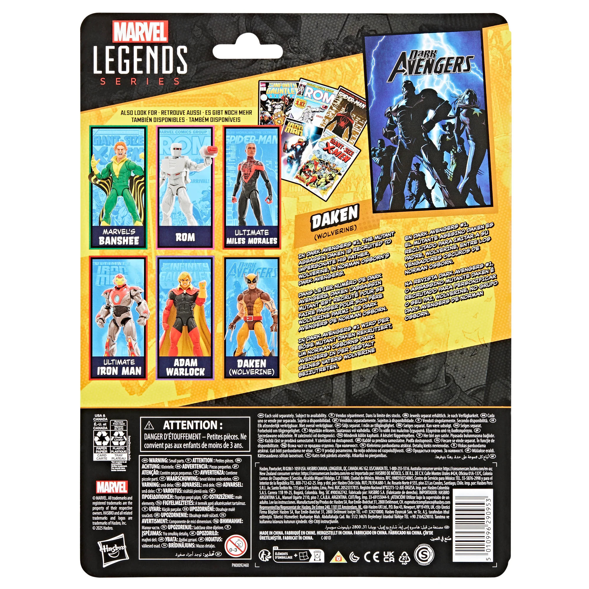 Marvel Legends (Mini Comic Wave) Dark Avengers Daken (Wolverine) - Image 9