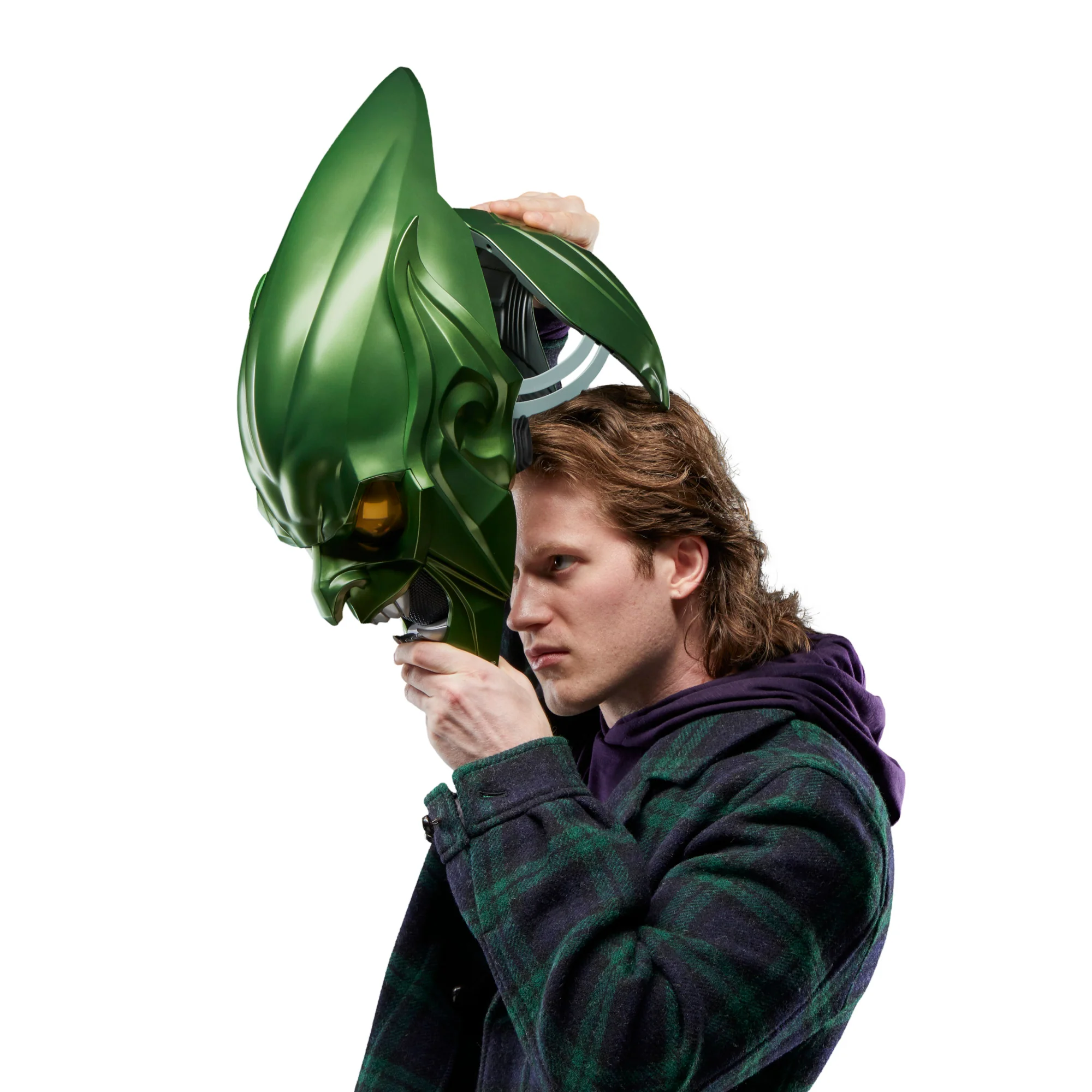 Marvel Legends Spider-Man No Way Home Green Goblin Helmet - Image 2