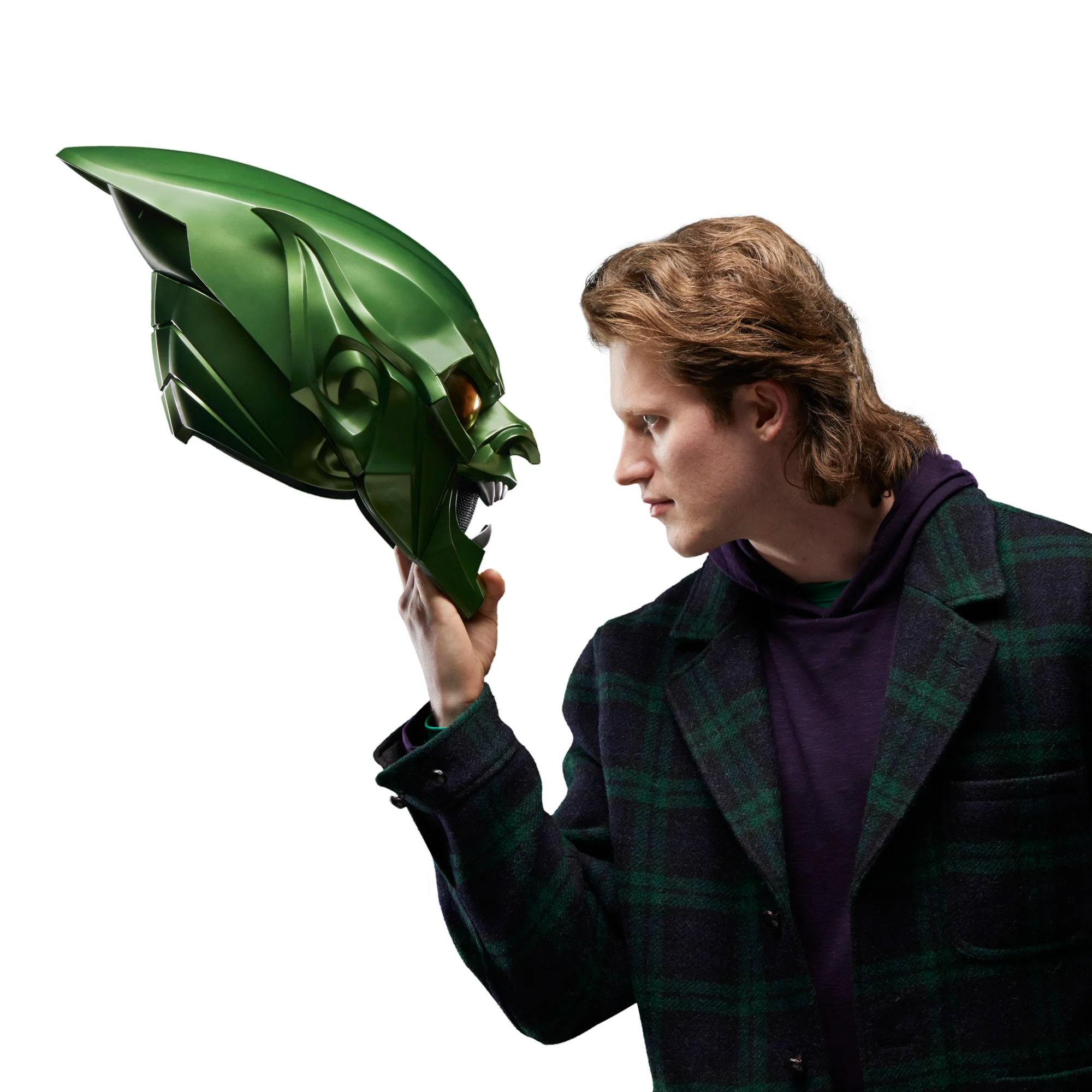 Marvel Legends Spider-Man No Way Home Green Goblin Helmet - Image 4