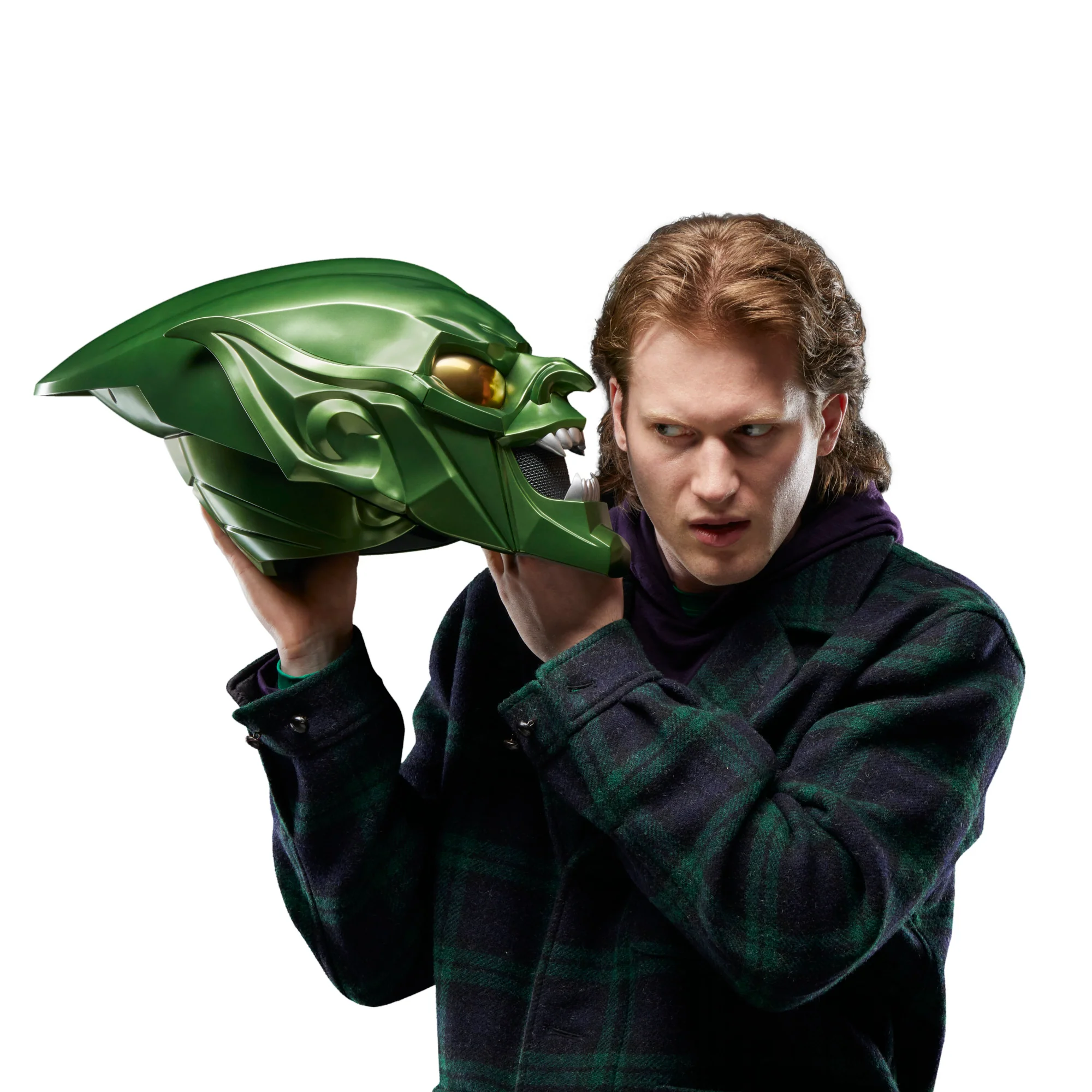 Marvel Legends Spider-Man No Way Home Green Goblin Helmet - Image 5