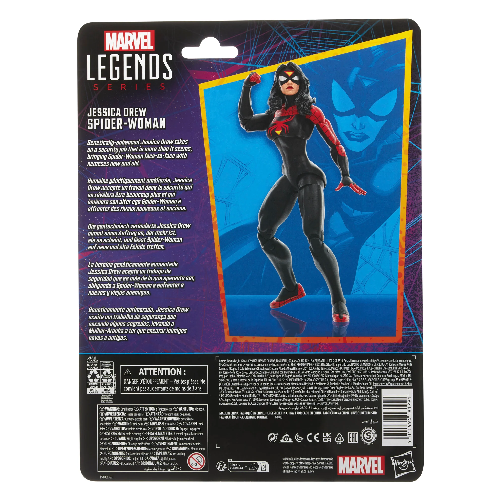Marvel Legends Retro Spider-Man Jessica Drew Spider-Woman - Image 2