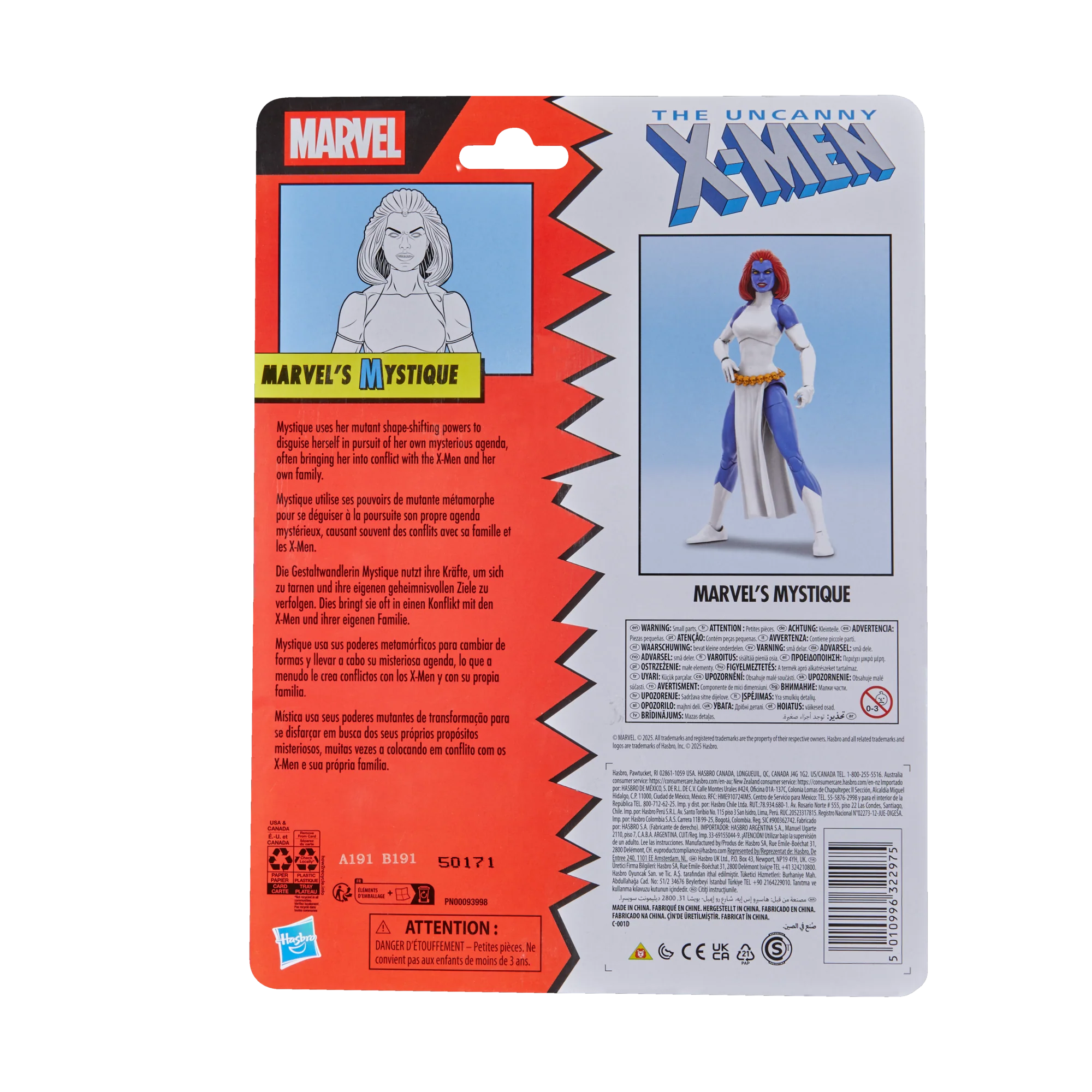 Marvel Legends Retro X-Men Mystique - Image 4