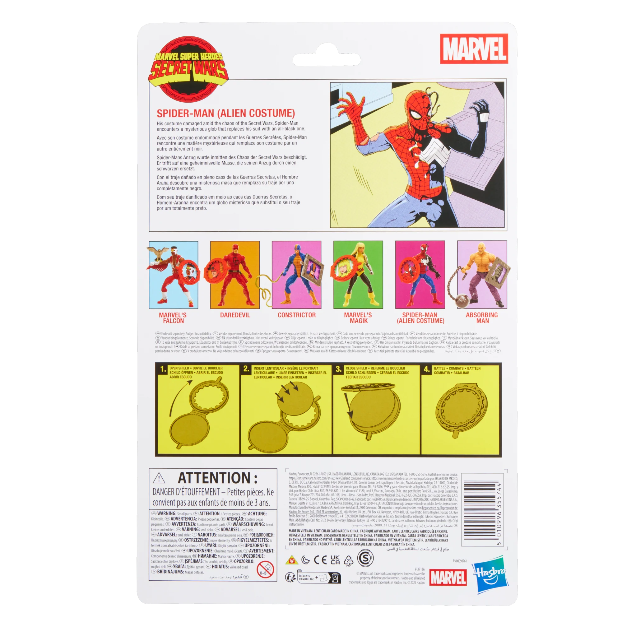 PRE-ORDER Marvel Legends Secret Wars Spider-Man (Alien Costume) - Image 3