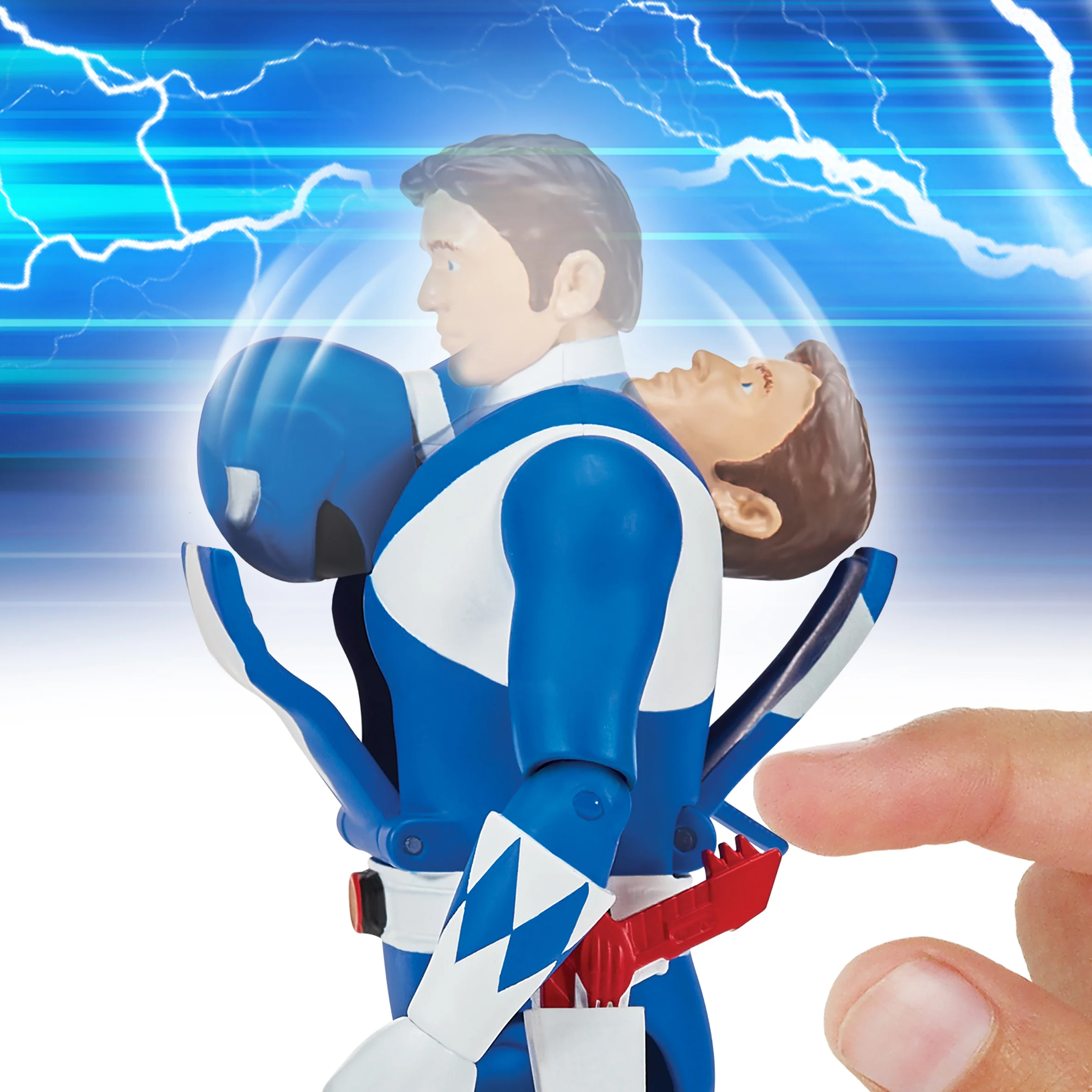 Mighty Morphin Power Rangers Re-Ignition Auto-Morphin Blue Ranger - Image 6