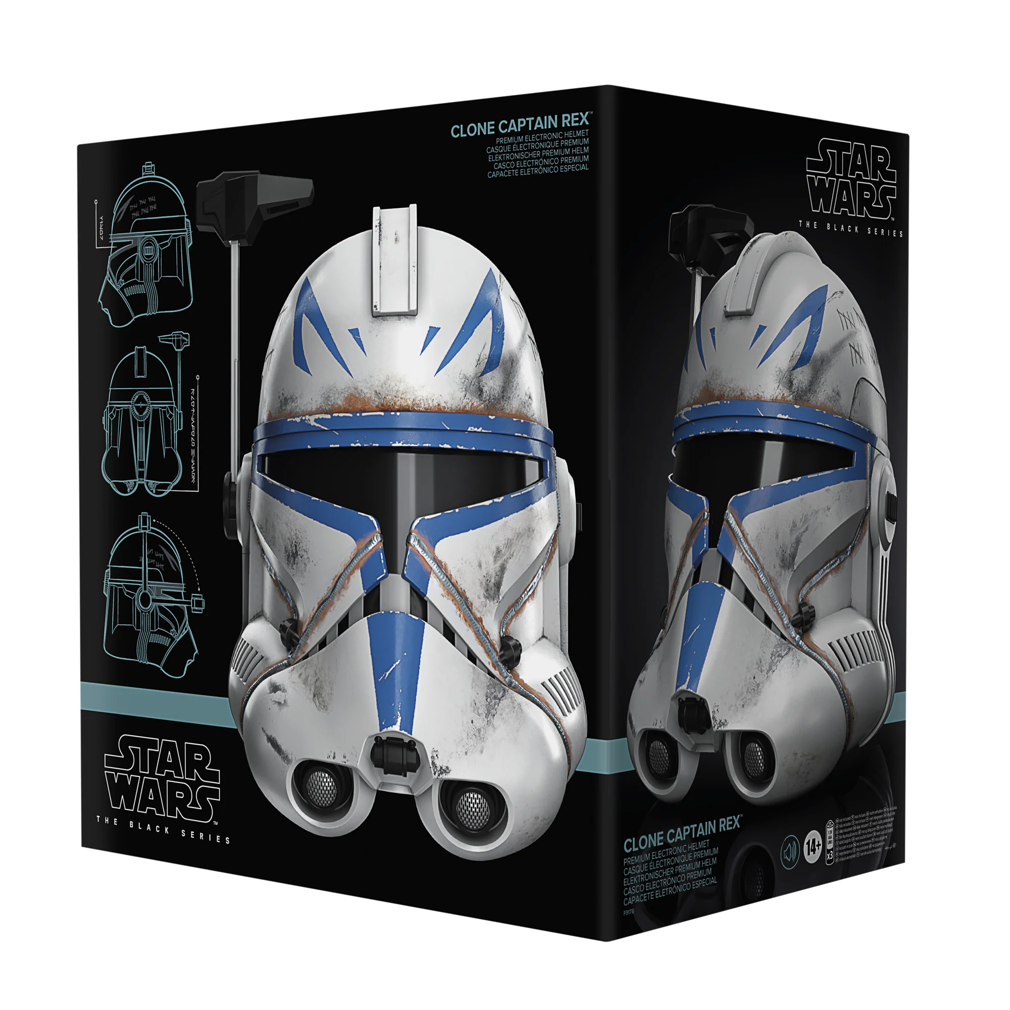 Star Wars Black Series Clone Captain Rex Electronic Helmet - Image 10