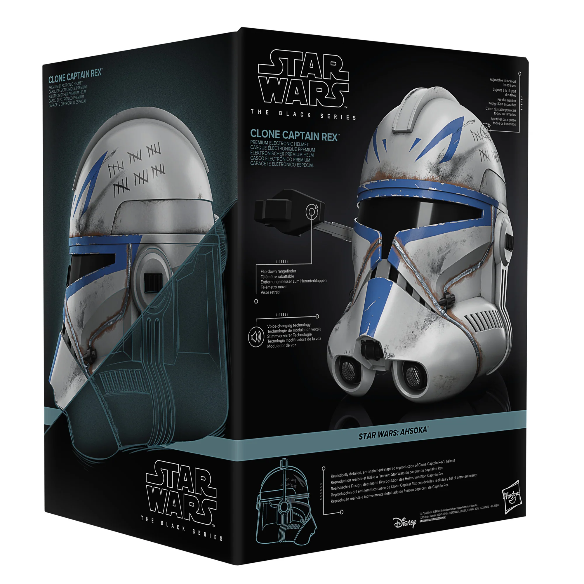 Star Wars Black Series Clone Captain Rex Electronic Helmet - Image 6