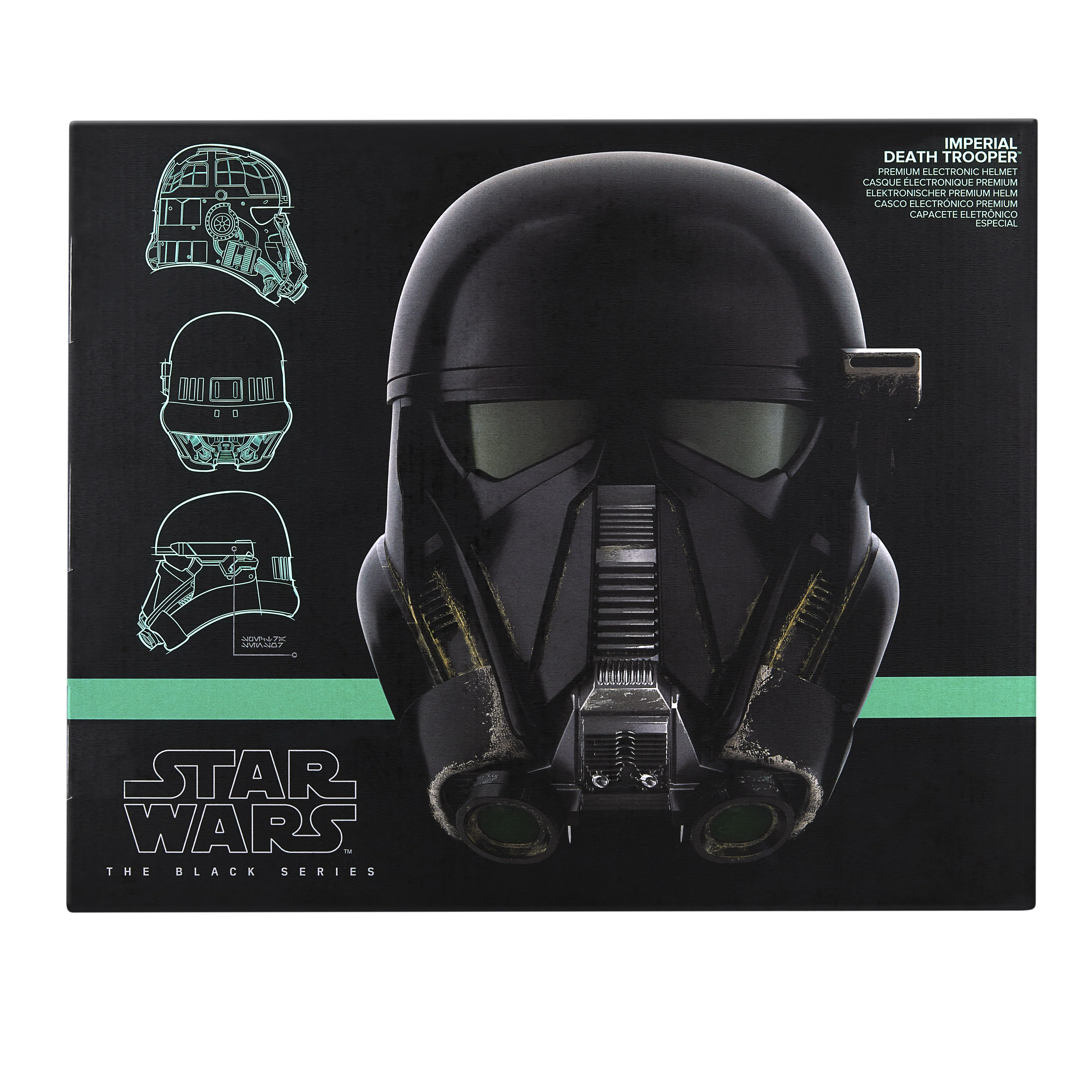 Star Wars Black Series Imperial Death Trooper Premium Electronic Helmet - Image 5