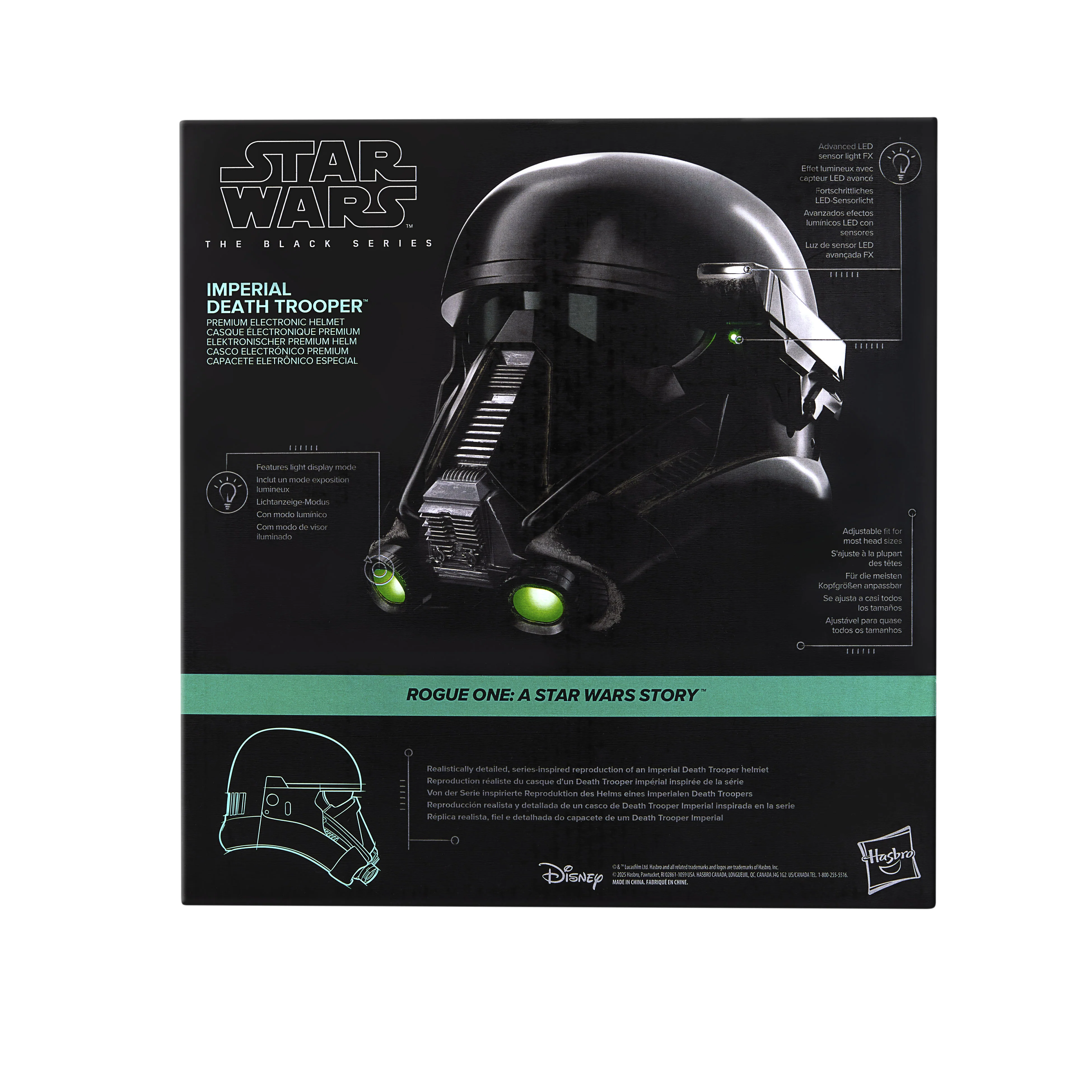 Star Wars Black Series Imperial Death Trooper Premium Electronic Helmet - Image 6