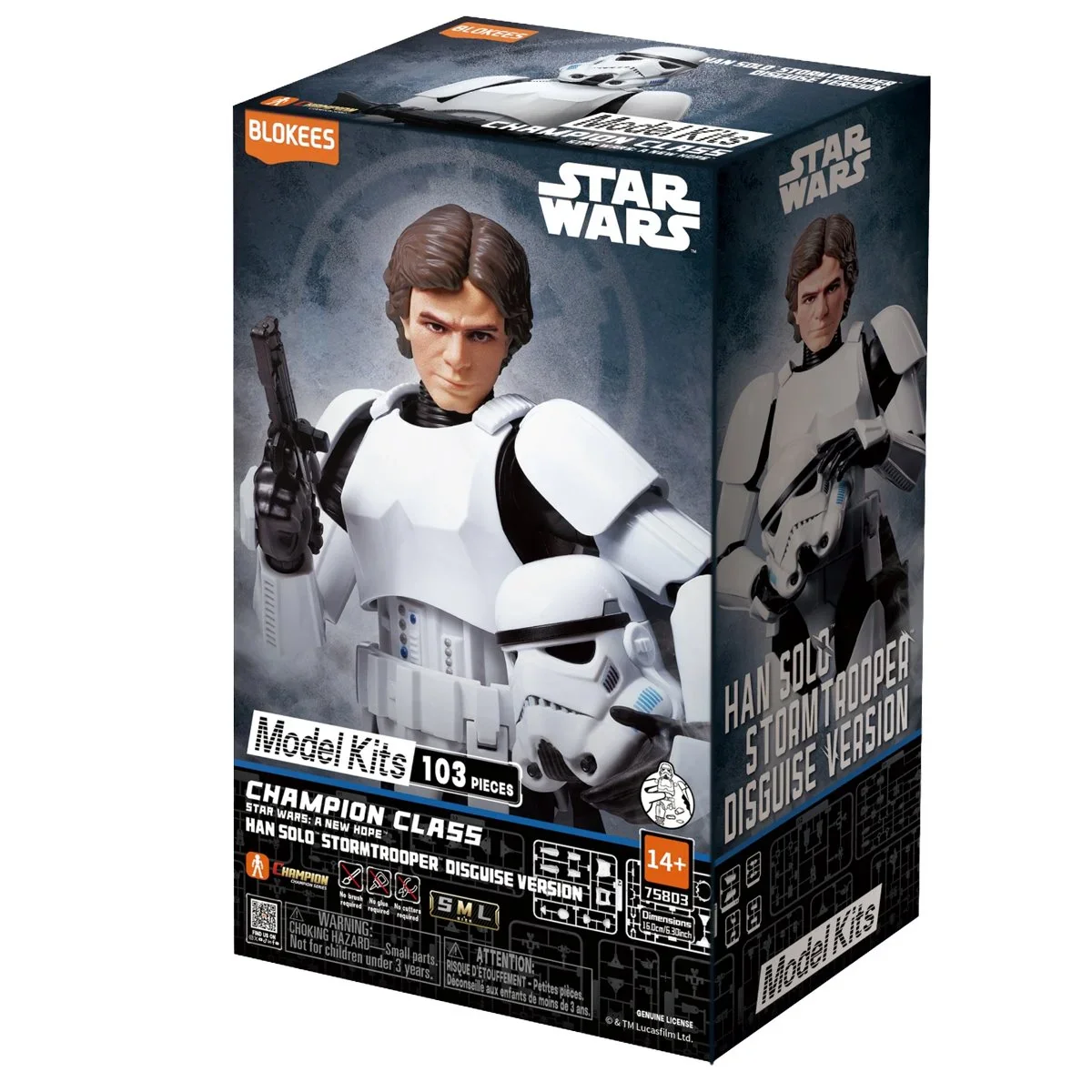 PRE-ORDER Star Wars Blokees Champion Class Han Solo (Stormtrooper Disguise)