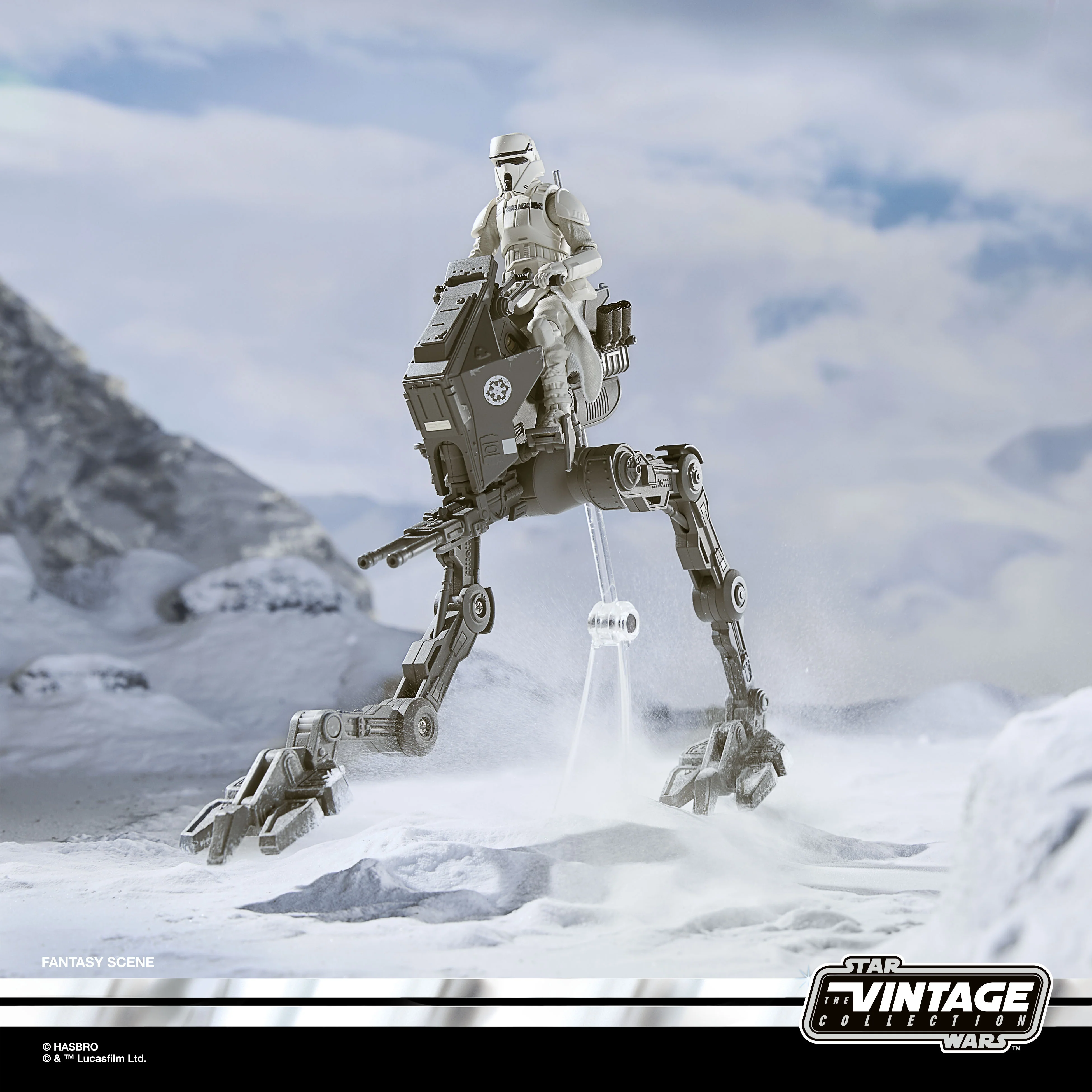 PRE-ORDER Star Wars Vintage Collection (The Mandalorian & Grogu) Imperial Remnant AT-RT & AT-RT Driver - Image 4