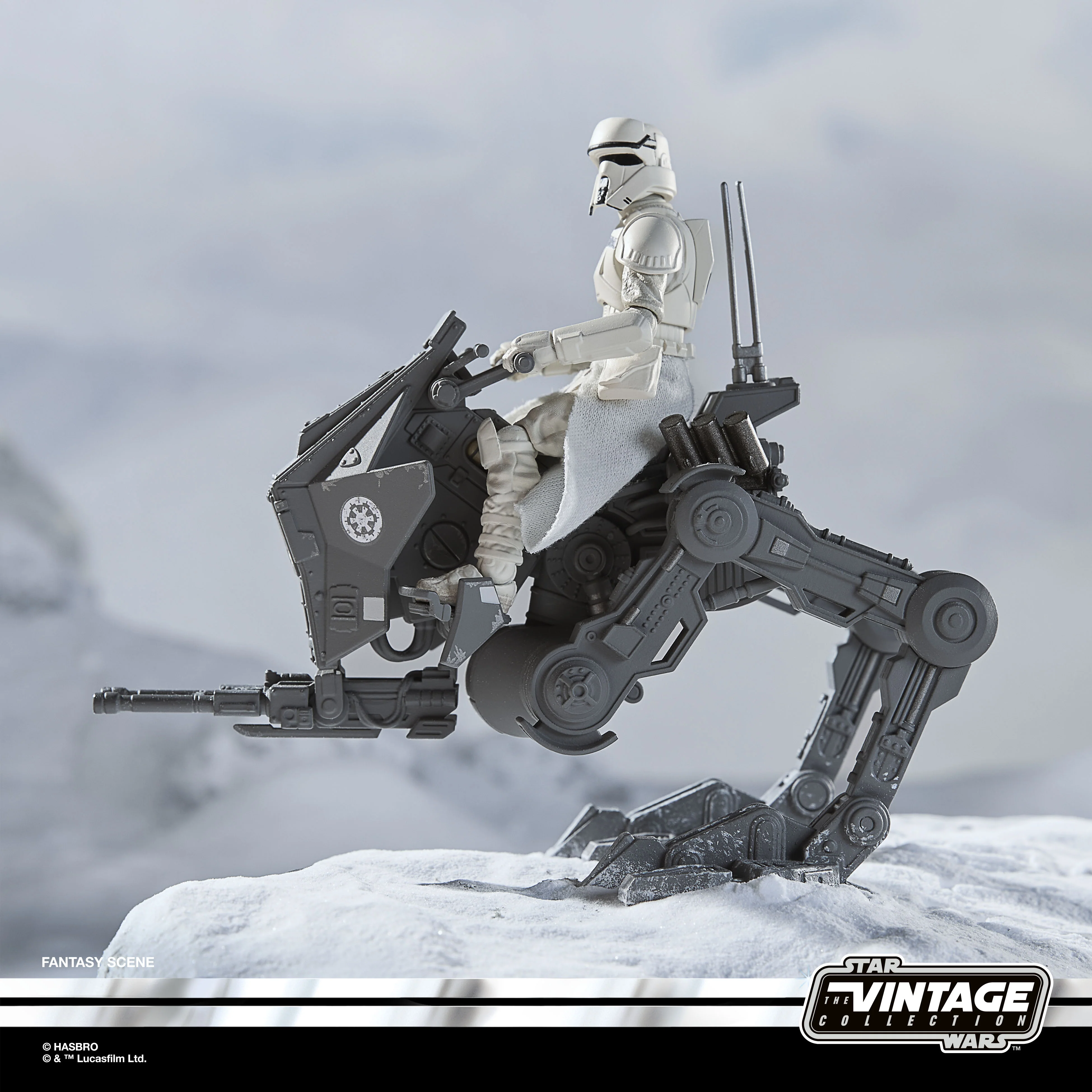 PRE-ORDER Star Wars Vintage Collection (The Mandalorian & Grogu) Imperial Remnant AT-RT & AT-RT Driver - Image 5