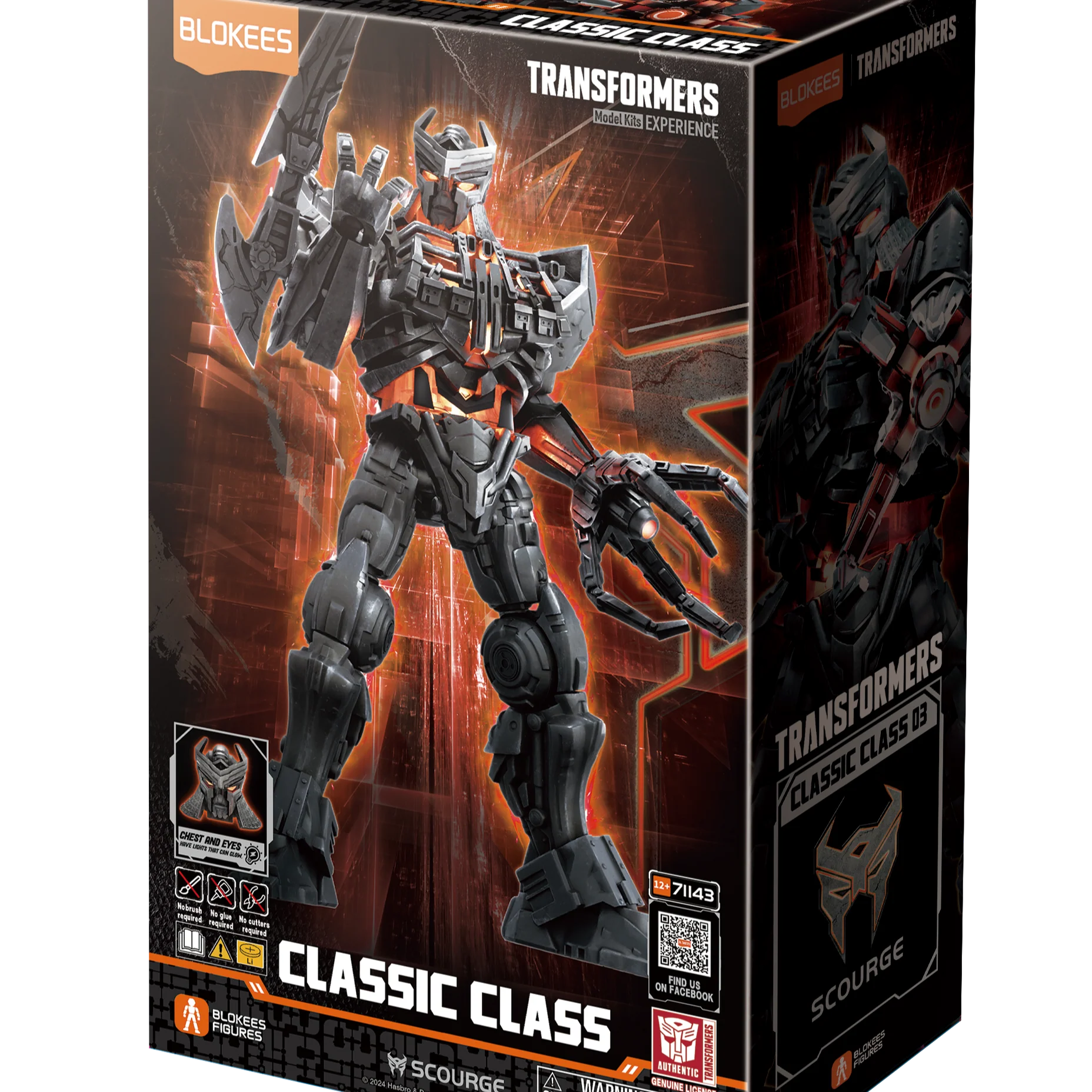 Transformers Blokees Classic Class Rise of the Beasts 13cm Scourge