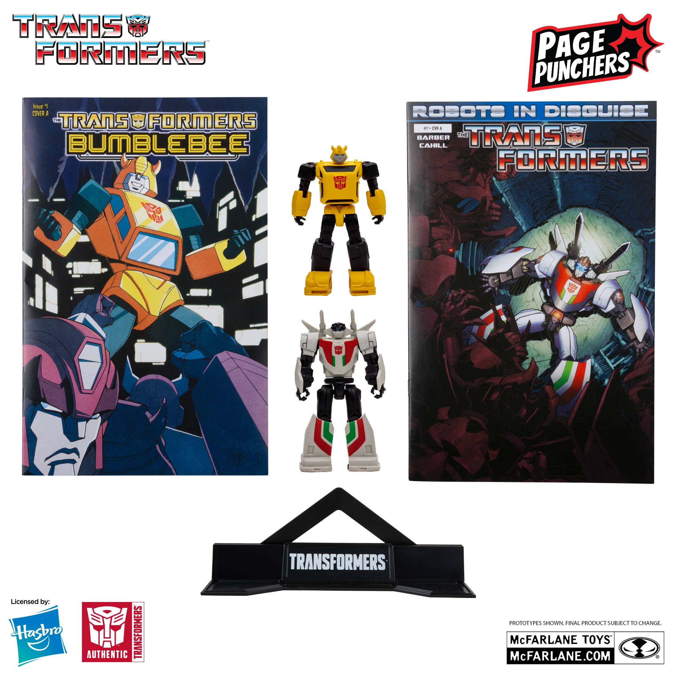 Transformers Page Punchers 3" Bumblebee & Wheeljack - Image 2