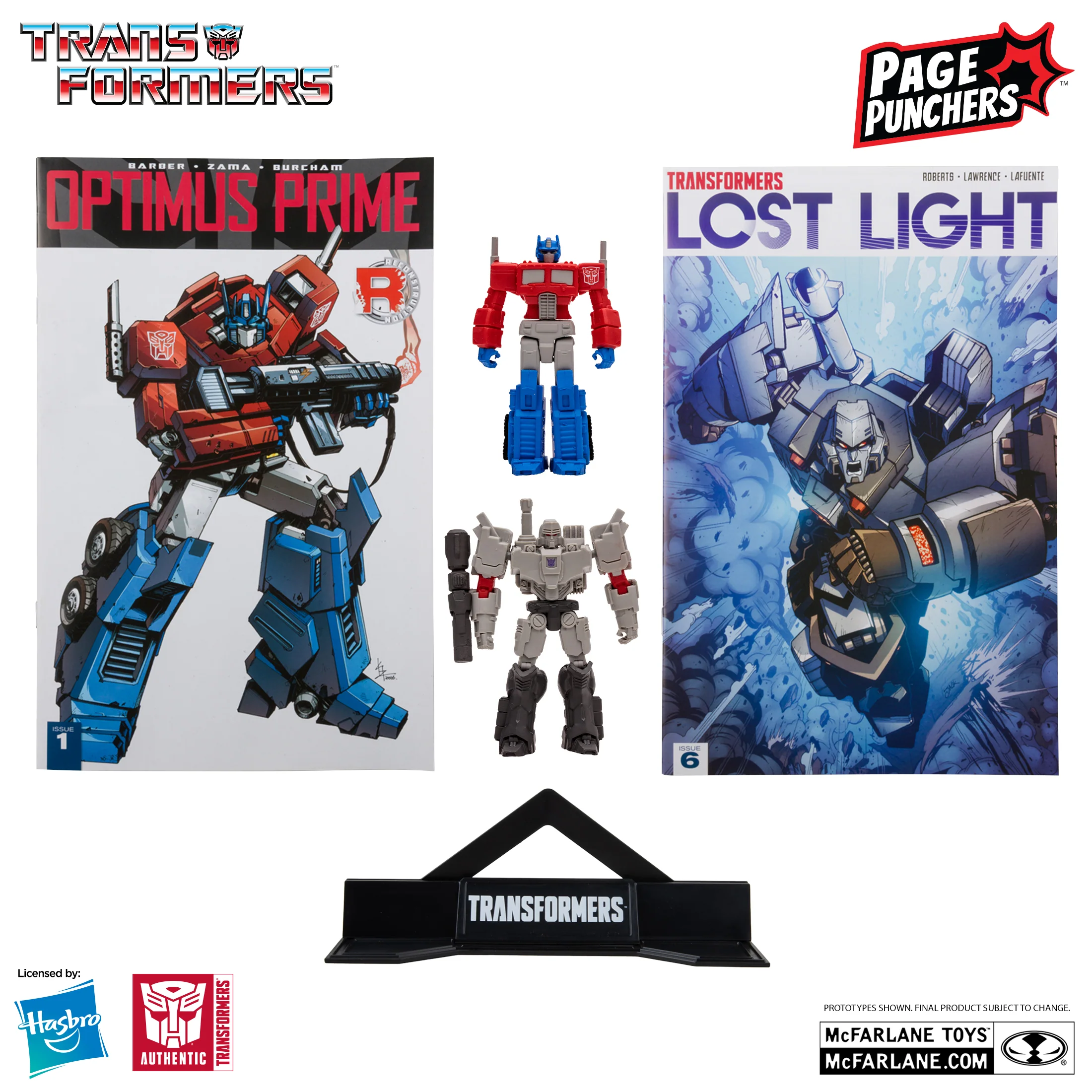 Transformers Page Punchers 3" Optimus Prime & Megatron - Image 2