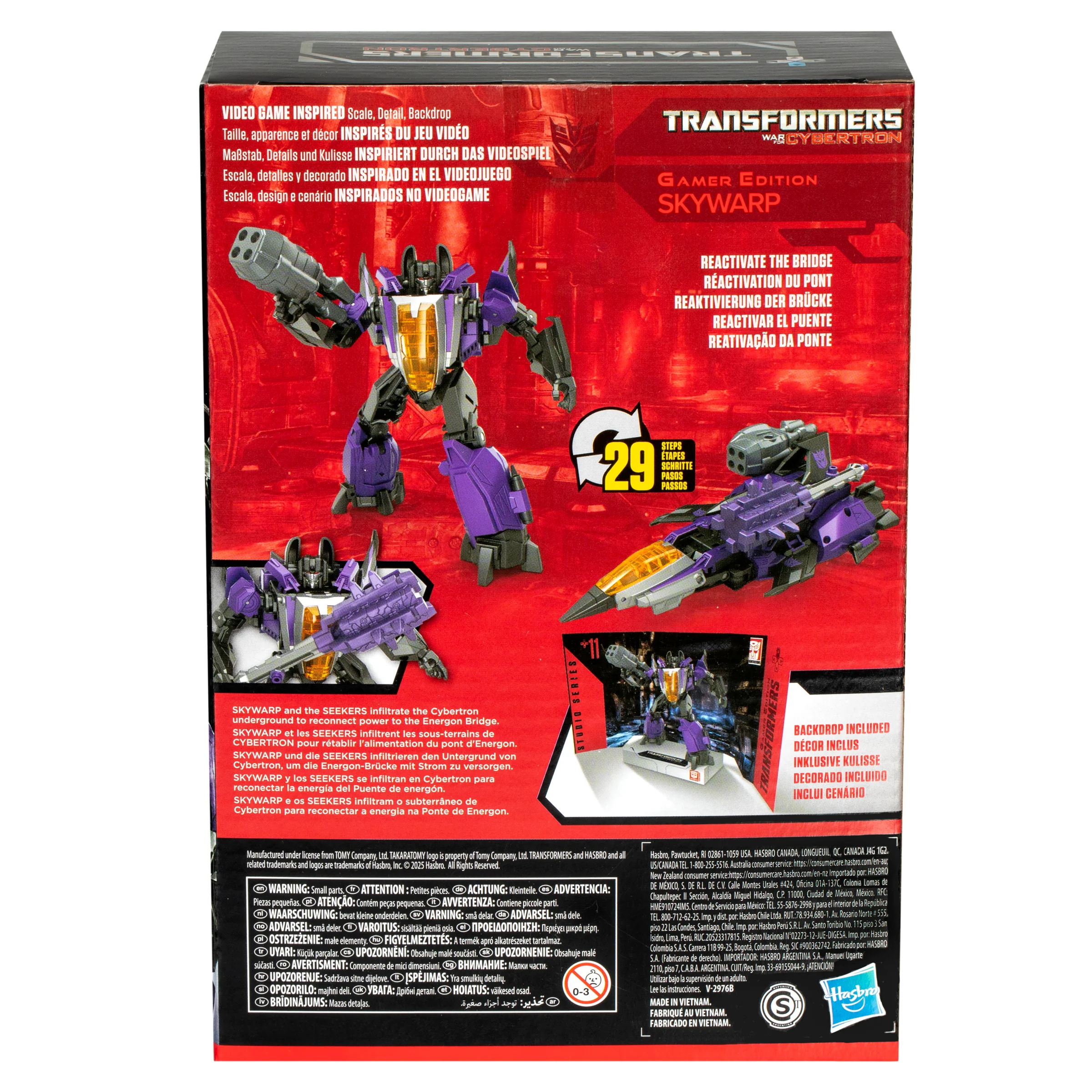 Transformers Studio Series Gamer Edition (War For Cybertron) Voyager Skywarp - Image 4
