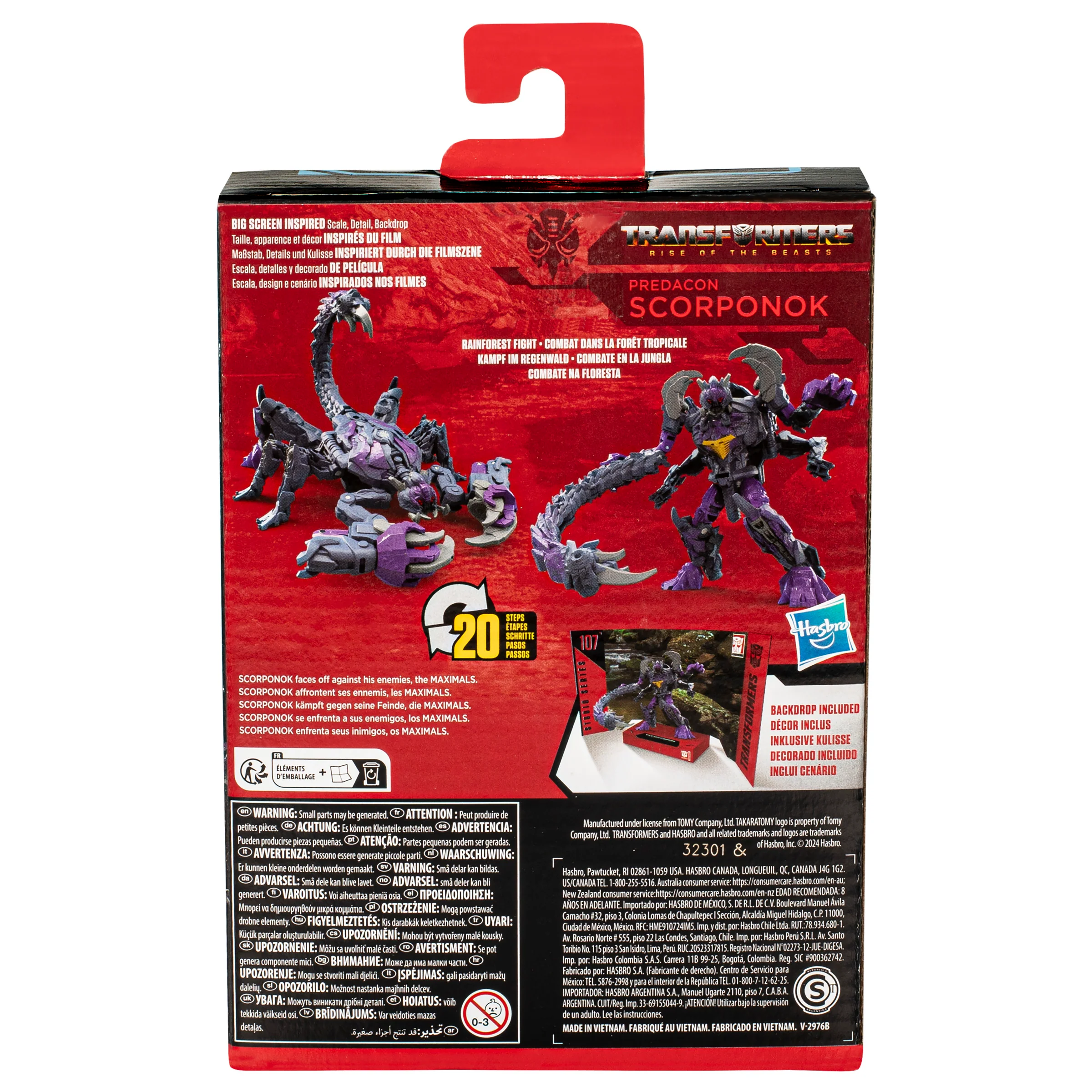 Transformers Studio Series (Rise of the Beasts) Deluxe Scorponok - Image 3