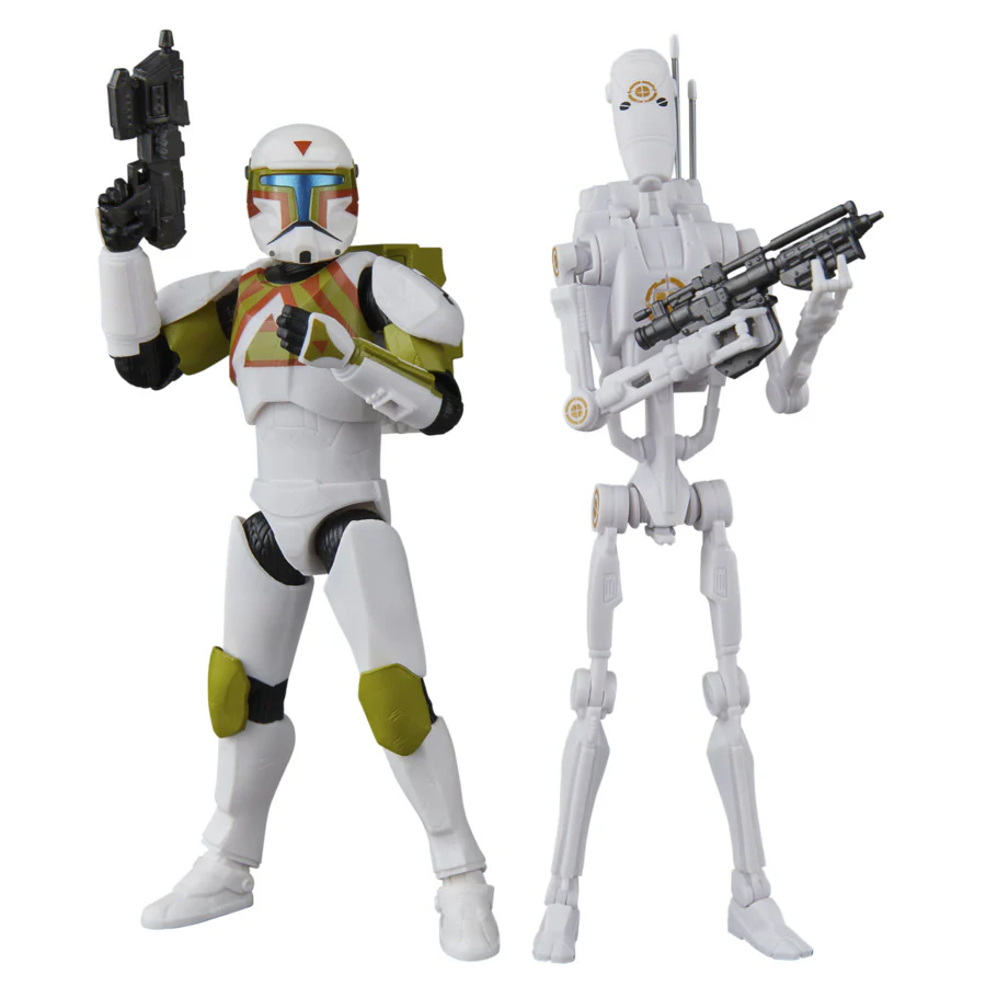 Star Wars Black Series (Battlefront II) Clone Commando (Urban Fighter) & B1 Battle Droid (Training) - Image 2