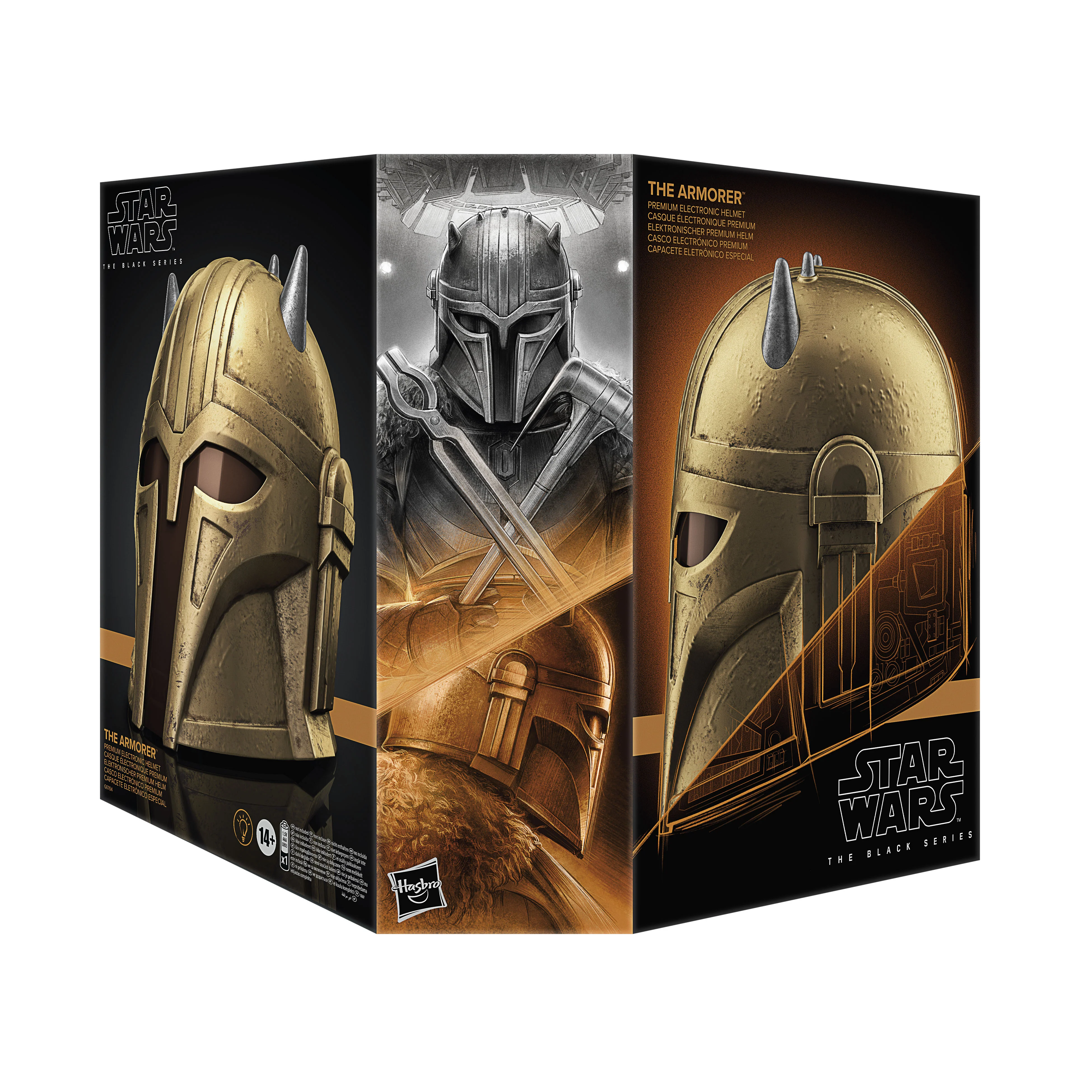 Star Wars Black Series (The Mandalorian) Electronic Armorer Helmet NON MINT BOX - Image 2