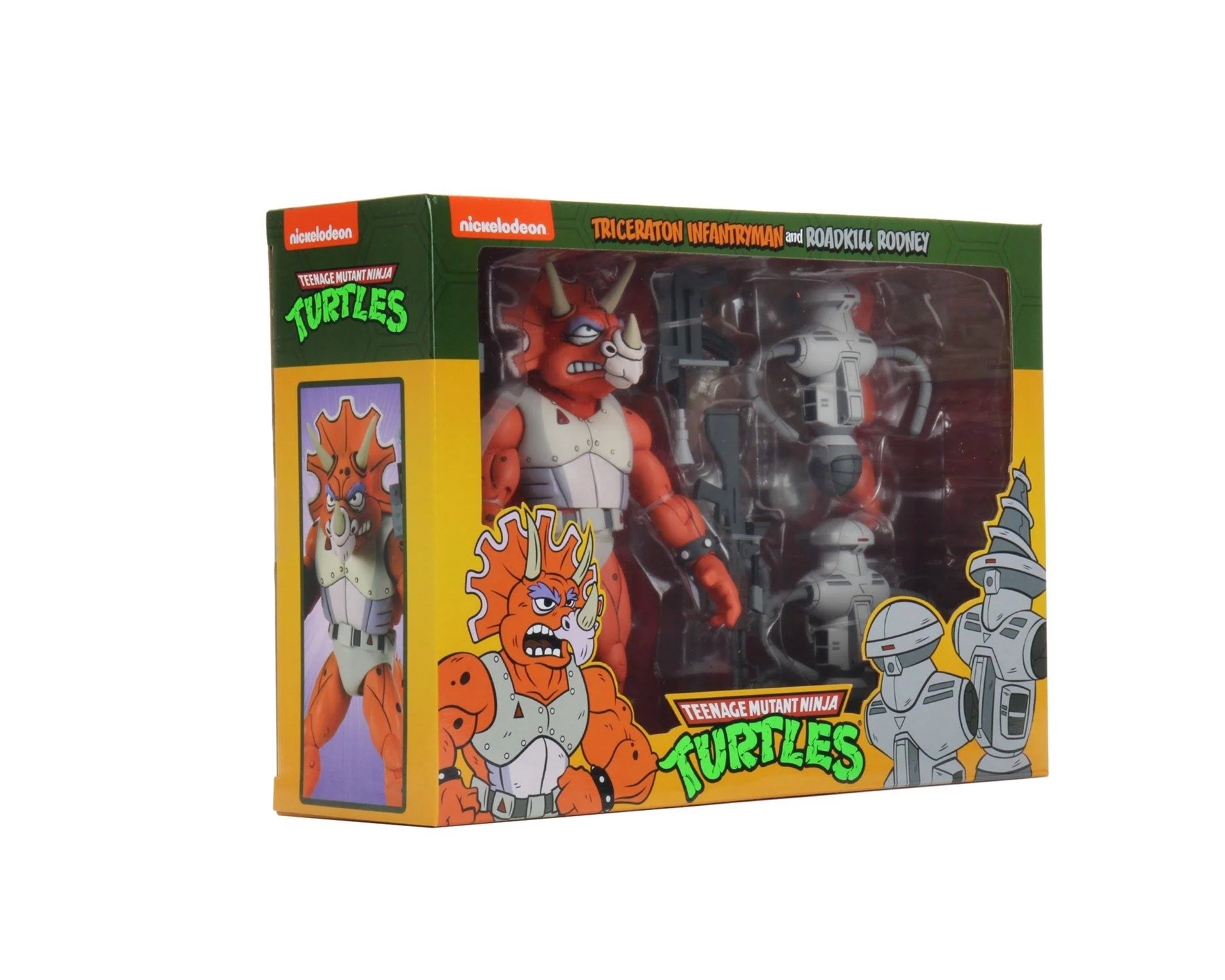 Teenage Mutant Ninja Turtles Cartoon Triceratron Infantryman and Roadkill Rodney - Image 2