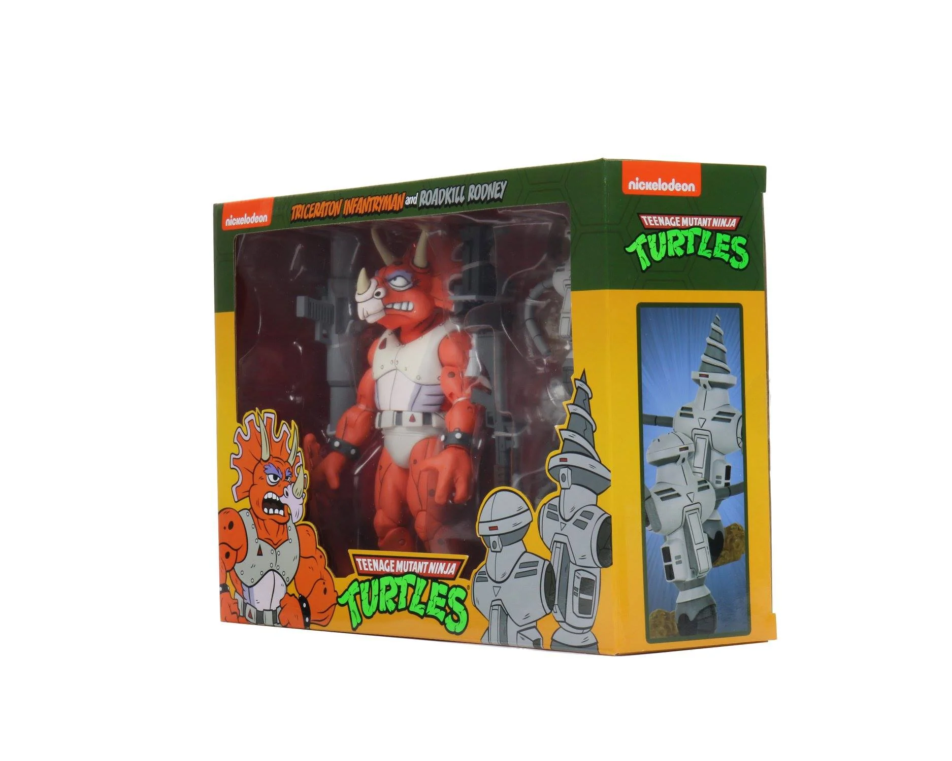 Teenage Mutant Ninja Turtles Cartoon Triceratron Infantryman and Roadkill Rodney - Image 3