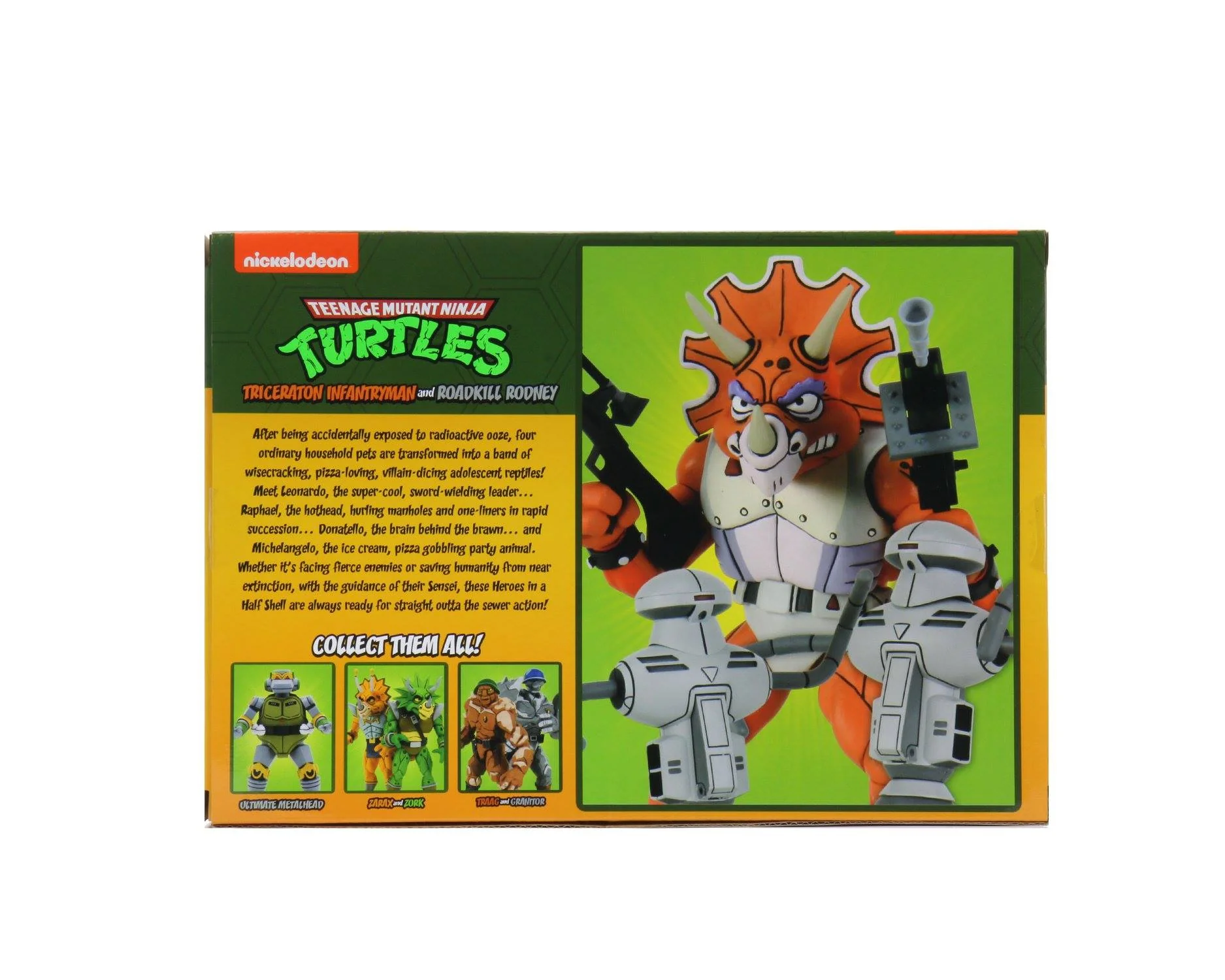 Teenage Mutant Ninja Turtles Cartoon Triceratron Infantryman and Roadkill Rodney - Image 4