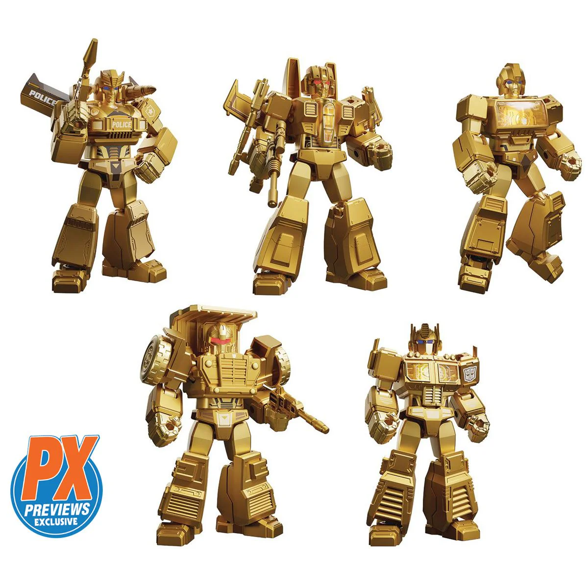 Transformers Blokees Golden Lagoon Exclusive 5 Figure Pack
